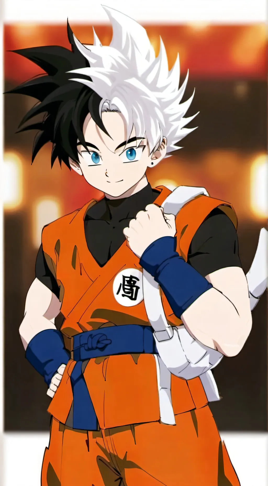 ai character: goku and the other background