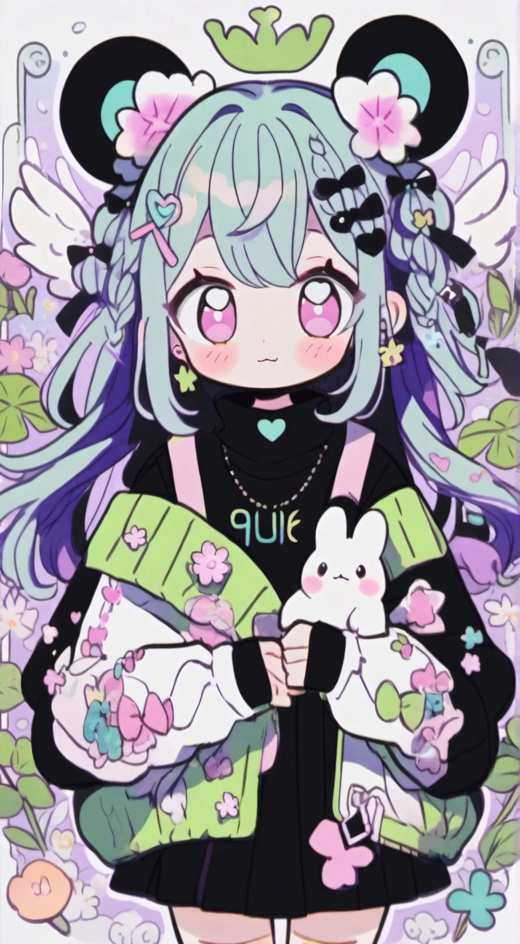 ai character: Luna background