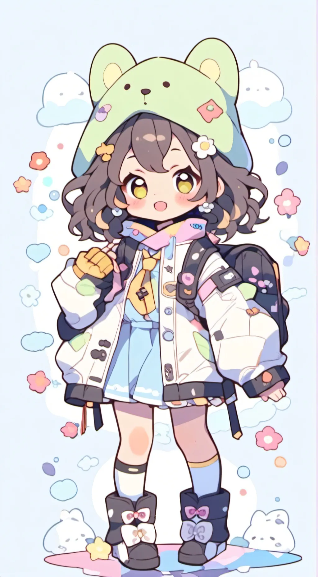 ai character: Máina background