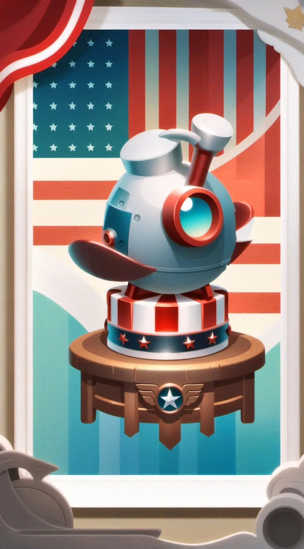 ai character: Name every contry background