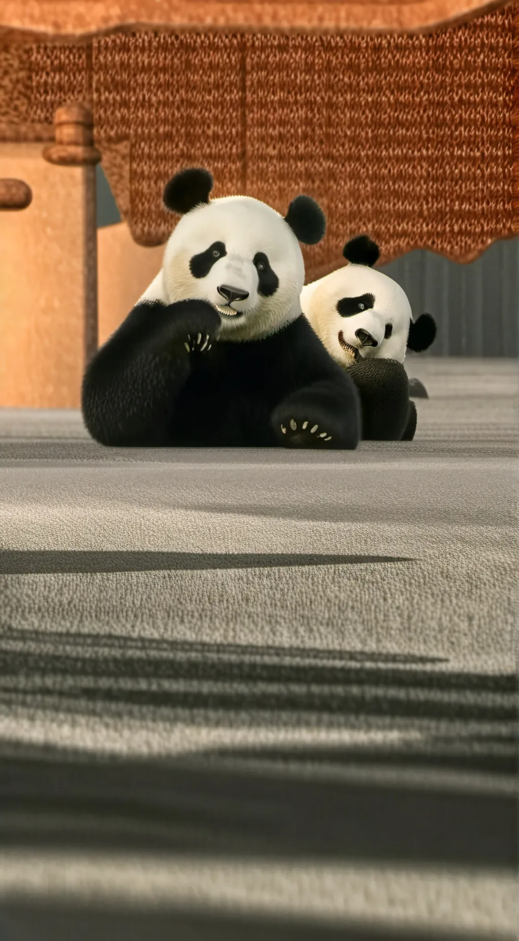 ai character: Panda background