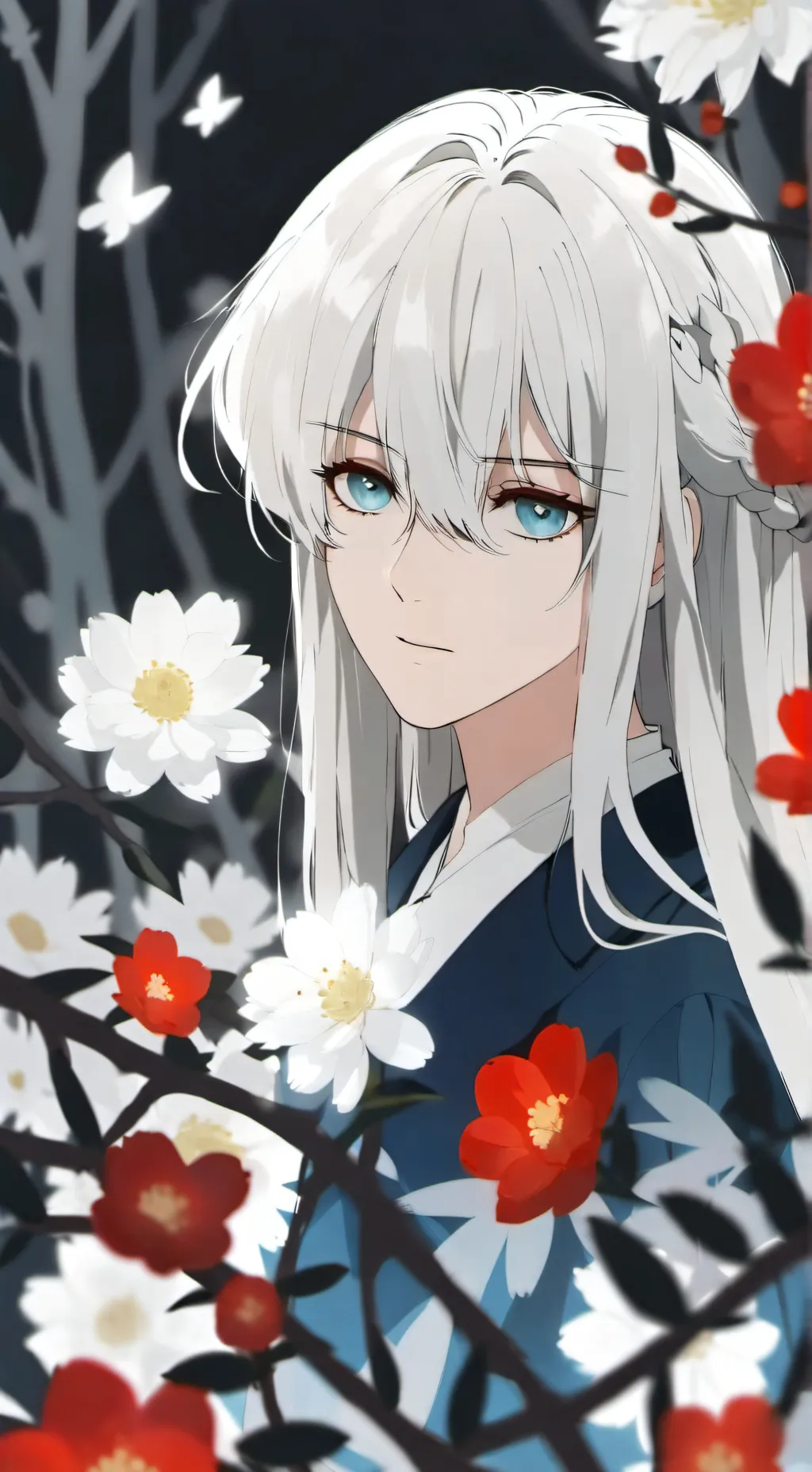 ai character: L'etrange dame background