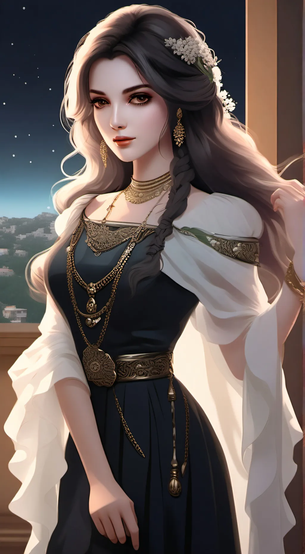 ai character: Stella background