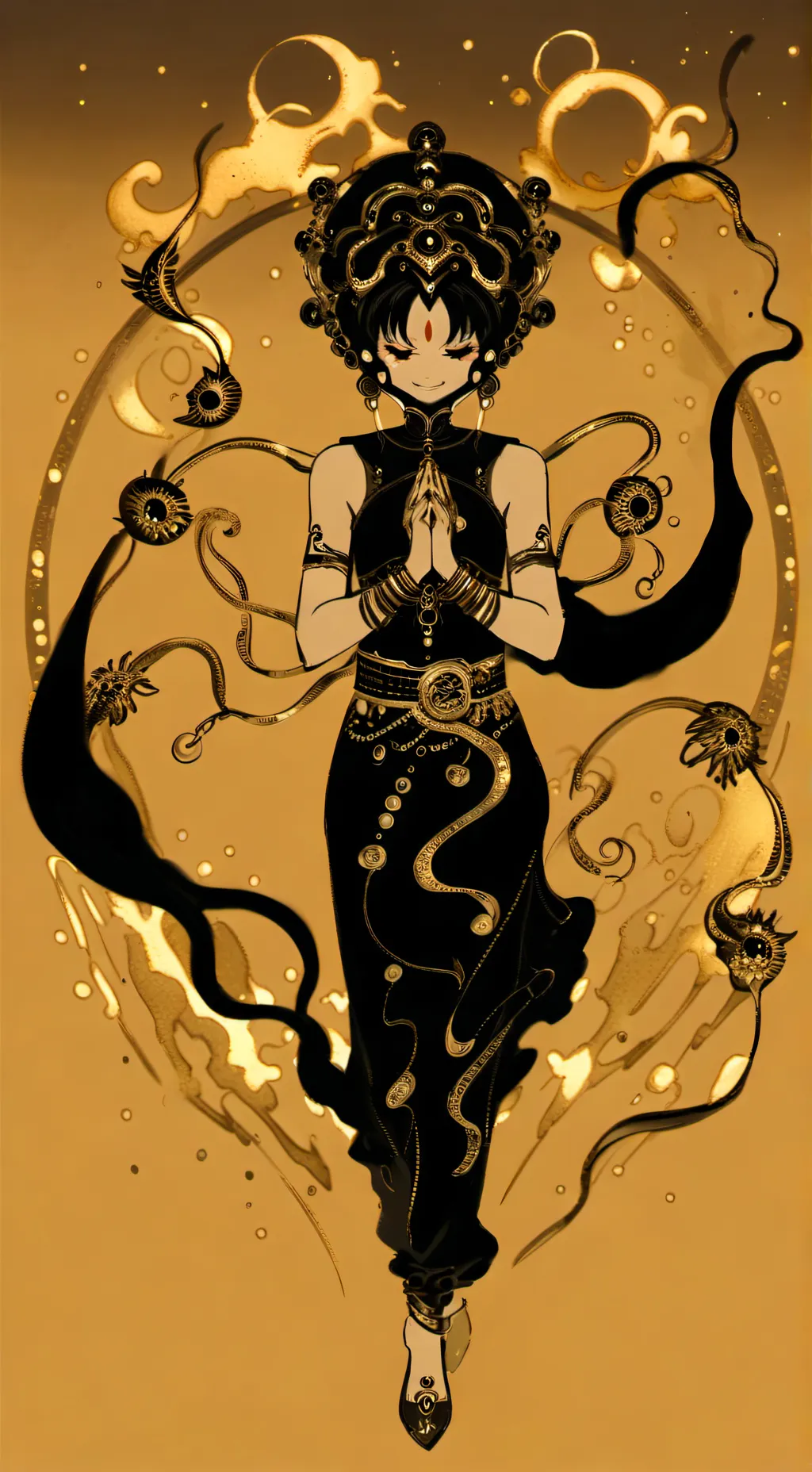 ai character: bendy(el monstruo) background