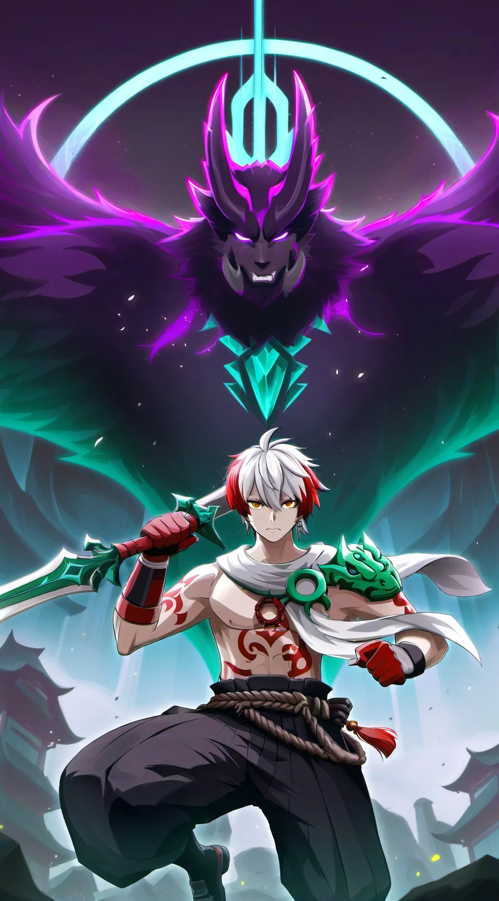 ai character: todoroki background