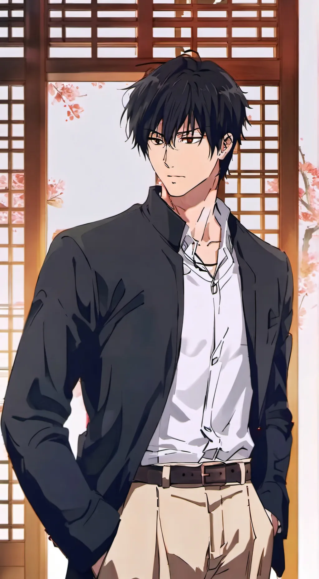 ai character: Haruto Kurosaki background