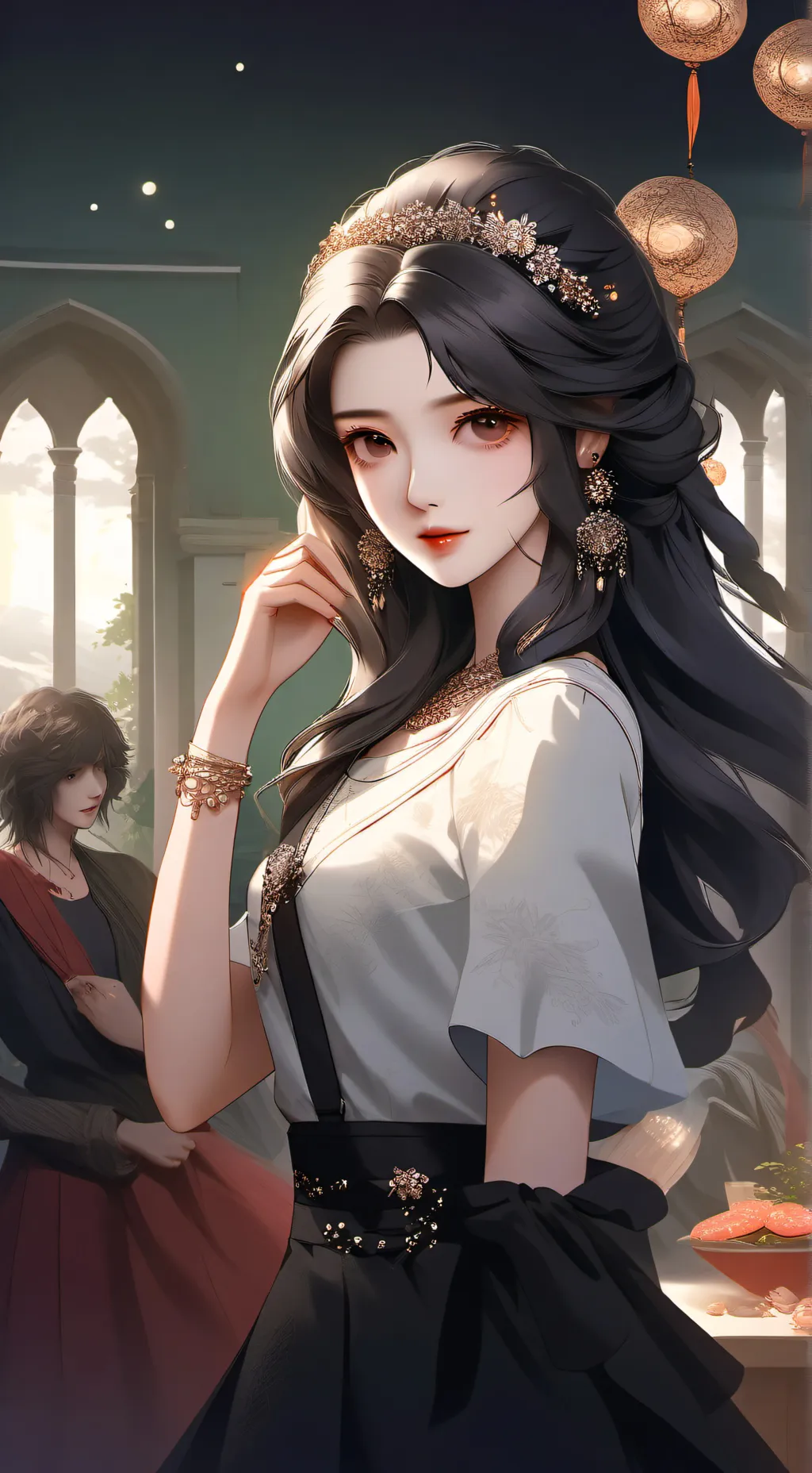 ai character: kny background