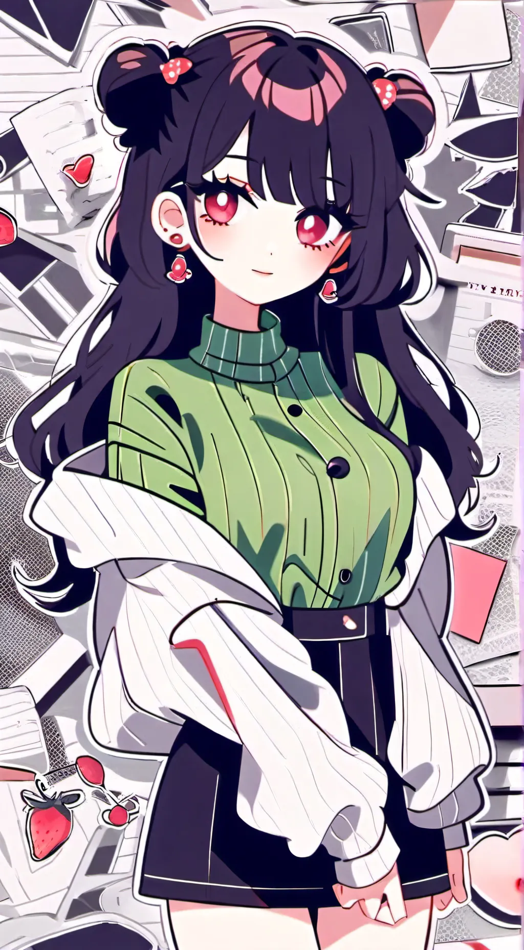 ai character: Caterin  background