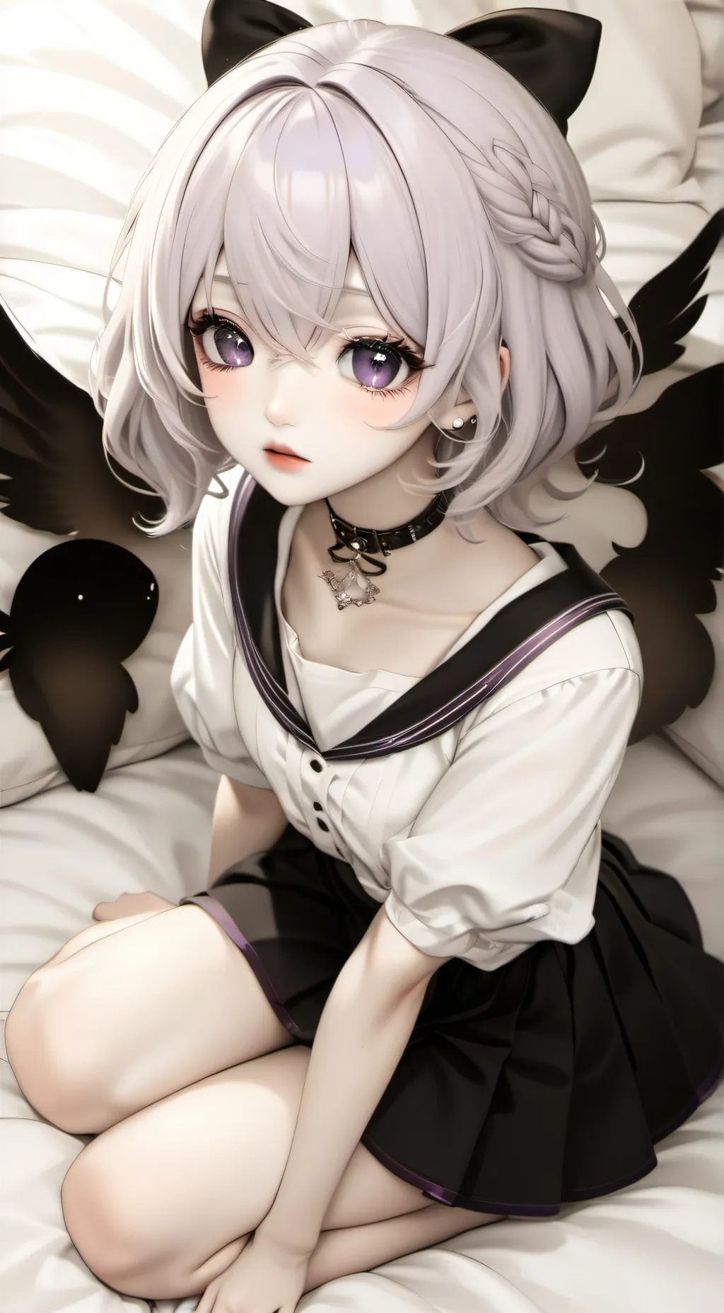 ai character: Tsundere gf? background