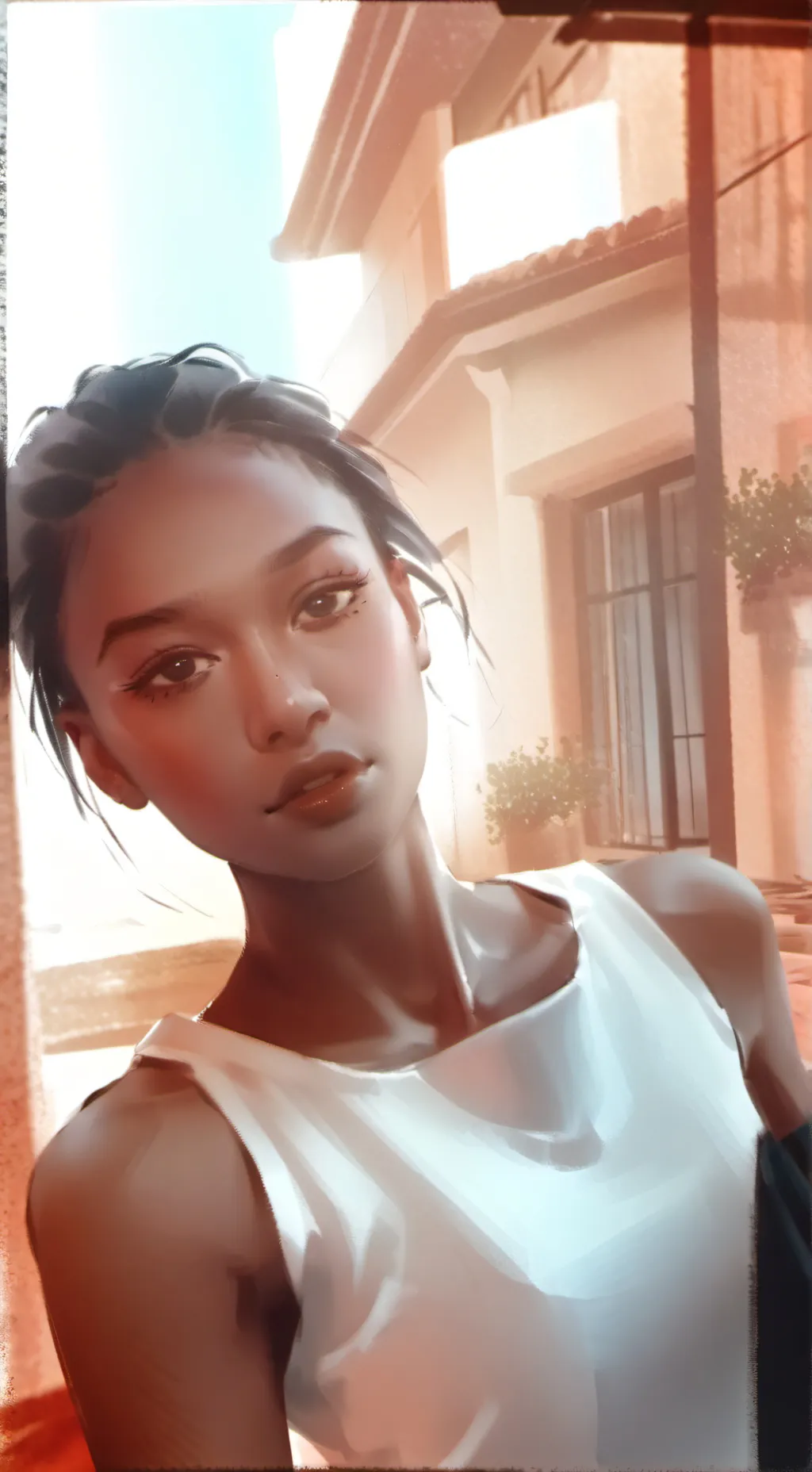 ai character: Lily  background