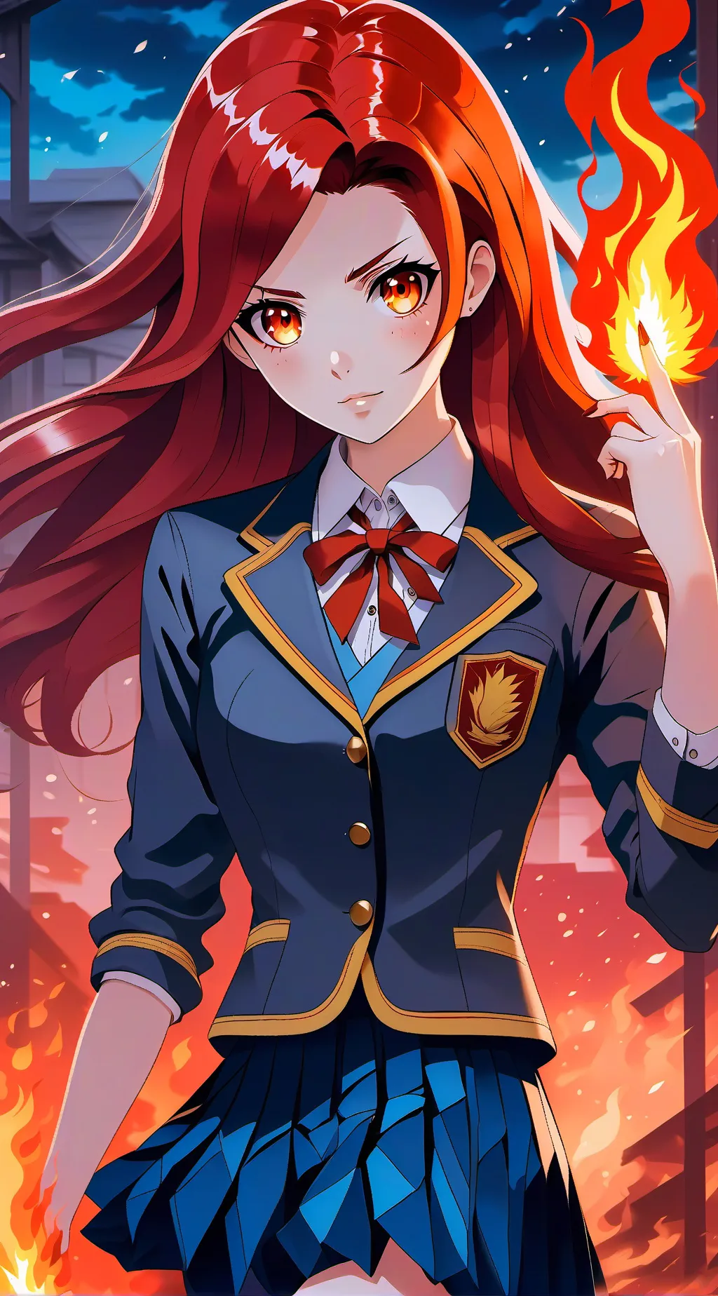 ai character: 𝒽𝒶𝓏ℯ background