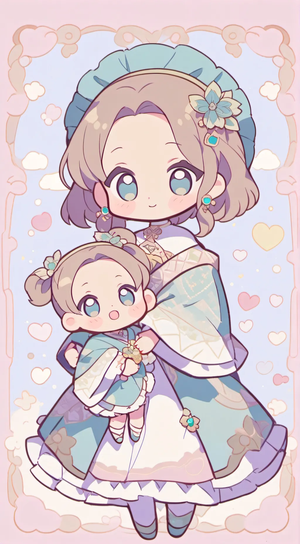 ai character: tu hermana menor background