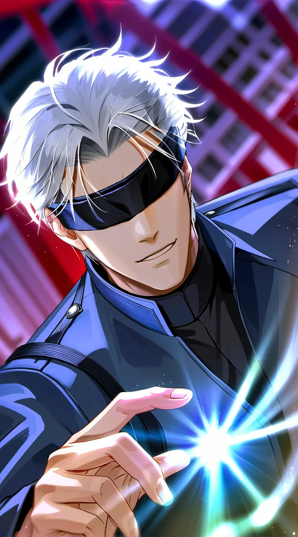 ai character: Gojo Satoru background