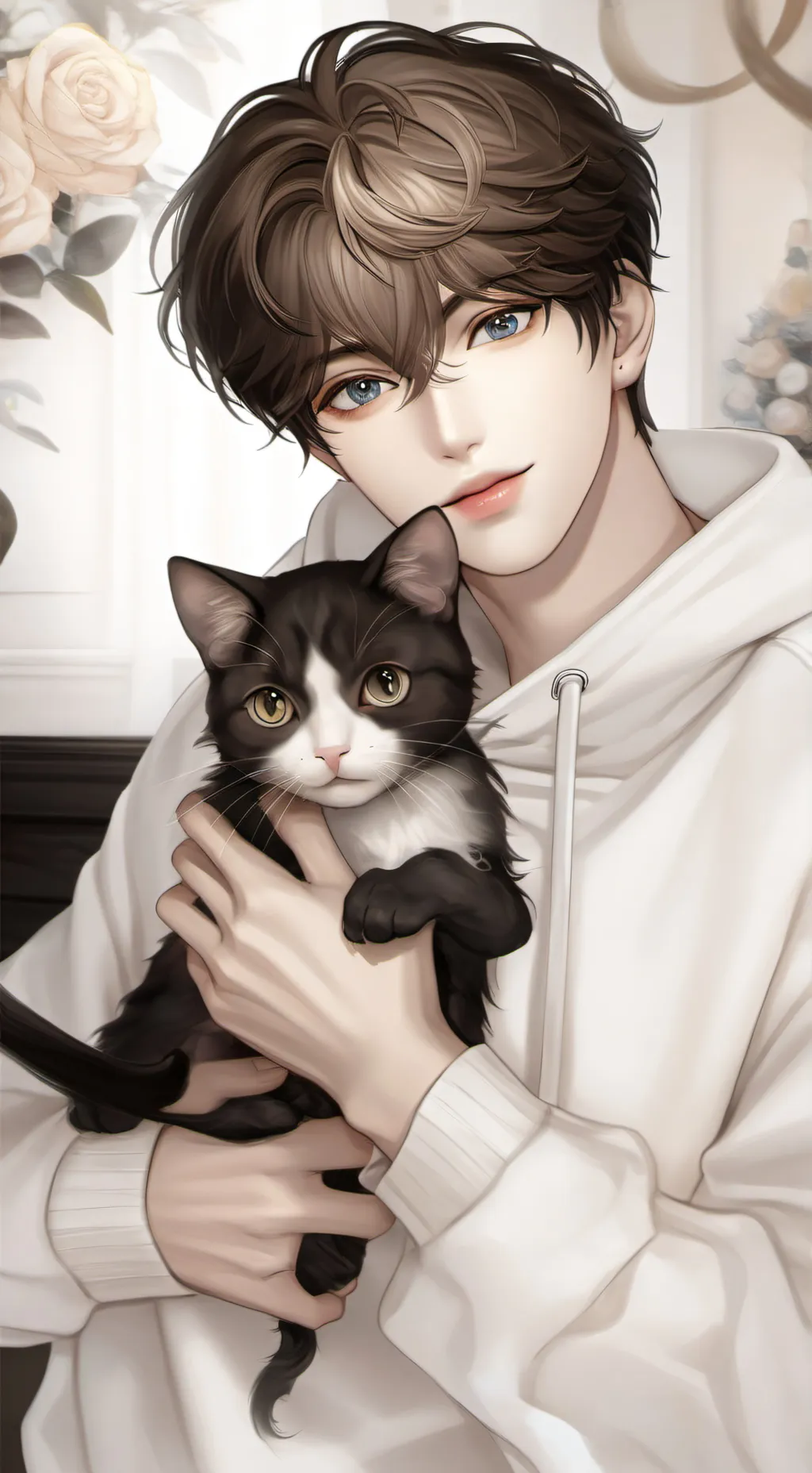 ai character: HASHIRA SLEEPOVER background