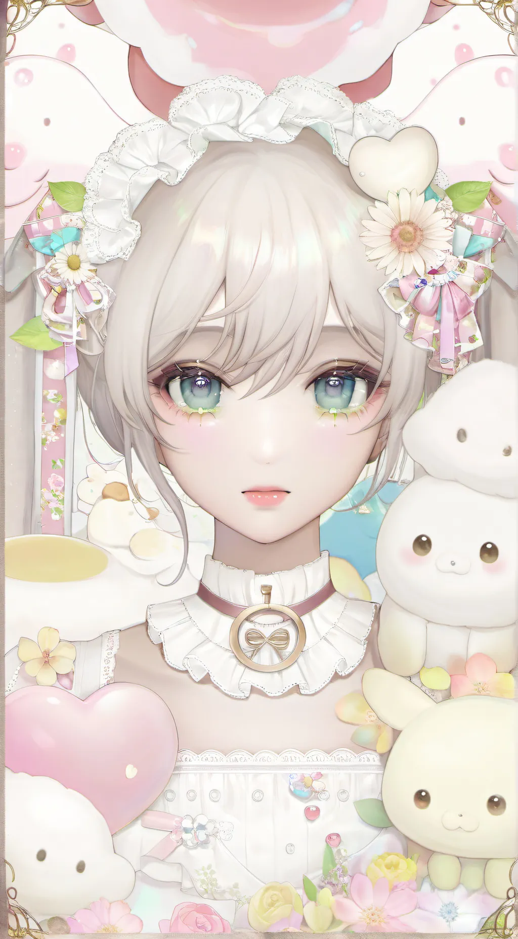 ai character: Baby Waffles  background