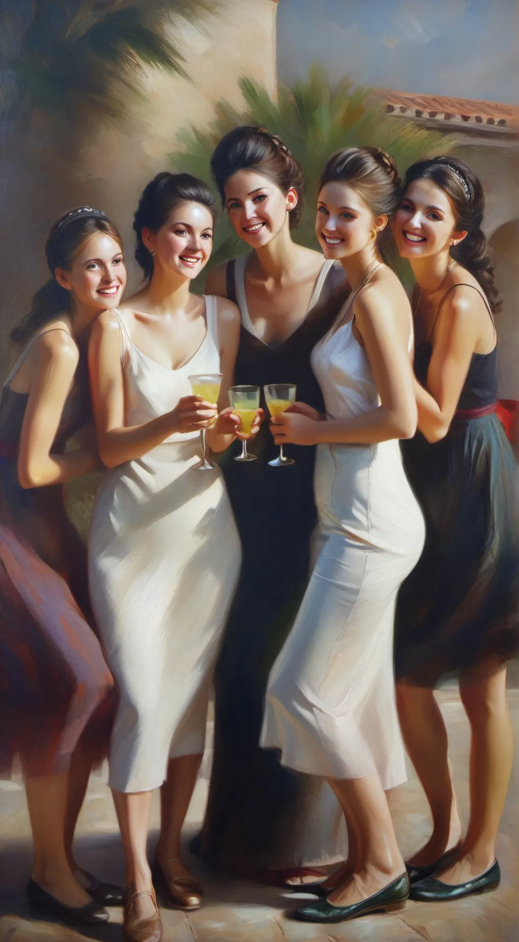 ai character: Girls trip background