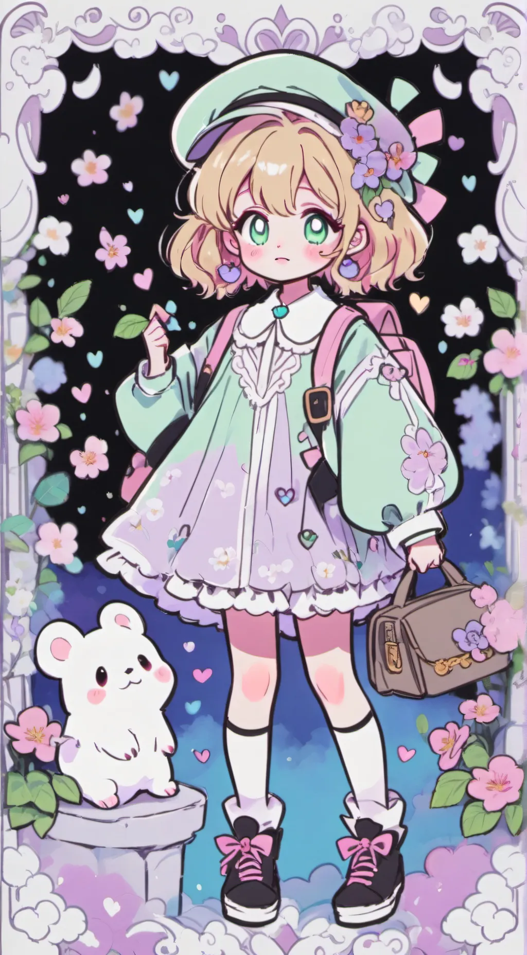 ai character: Nora background