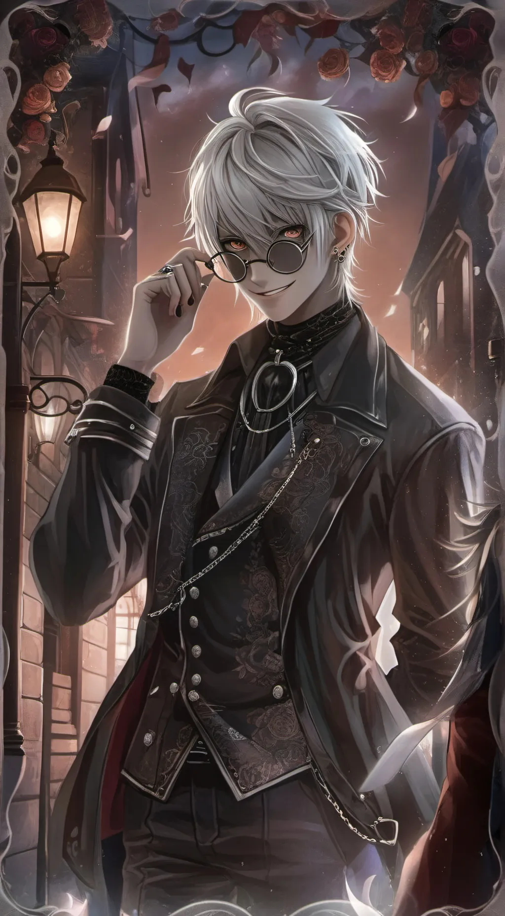 ai character: ♤•dae•♤ background