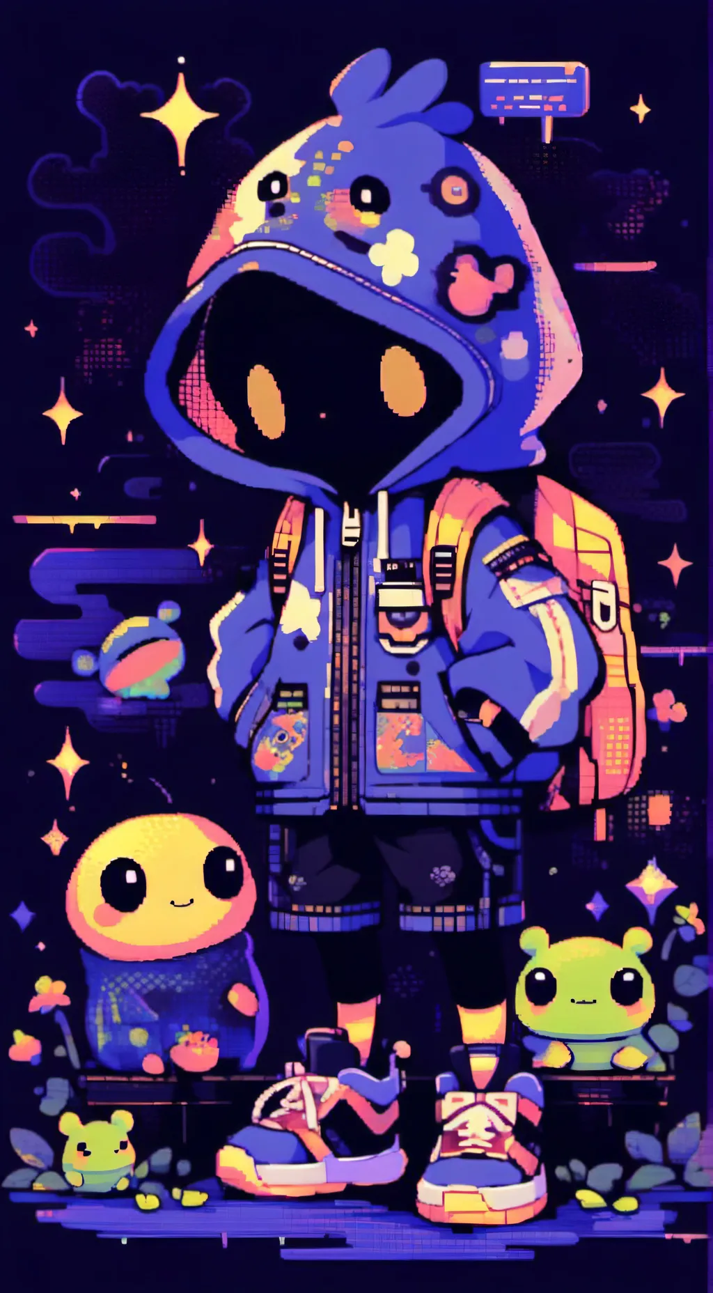 ai character: Cosmo×Sprout background