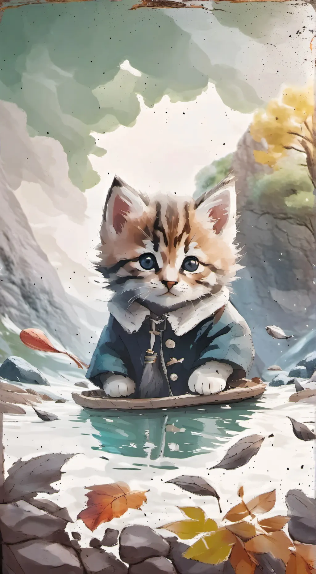 ai character: gato que no llora background