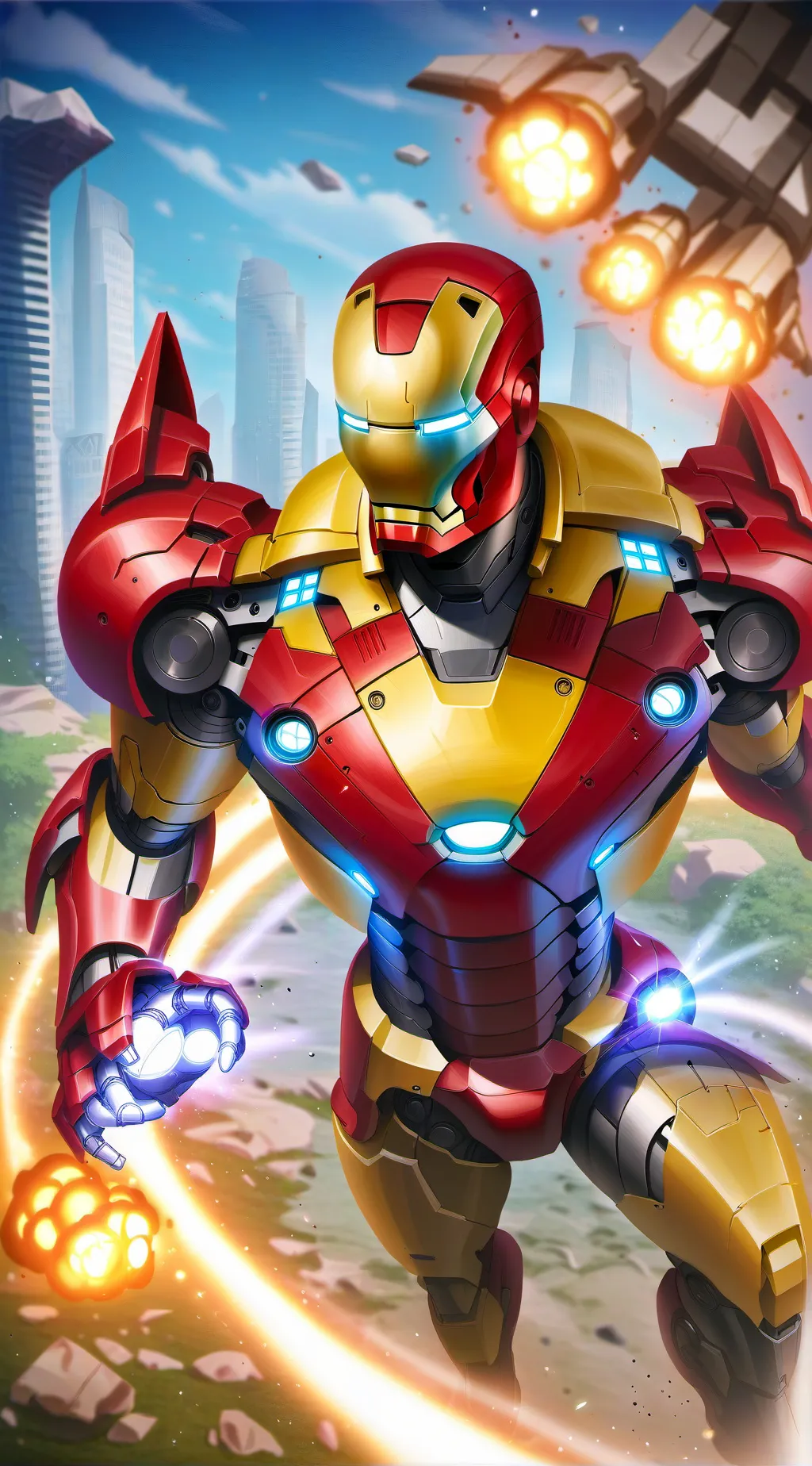 ai character: iron Man background
