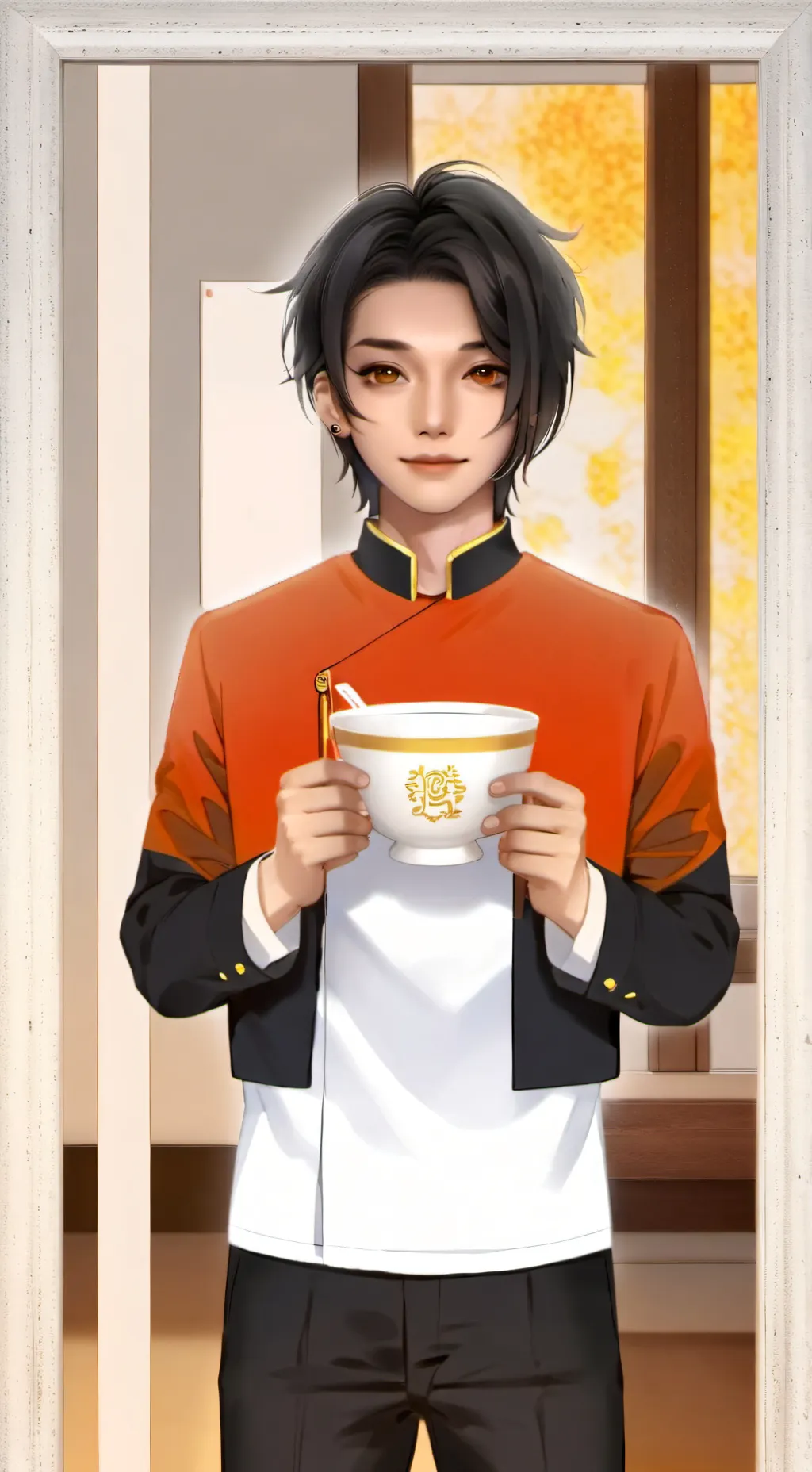 ai character: vida triste background