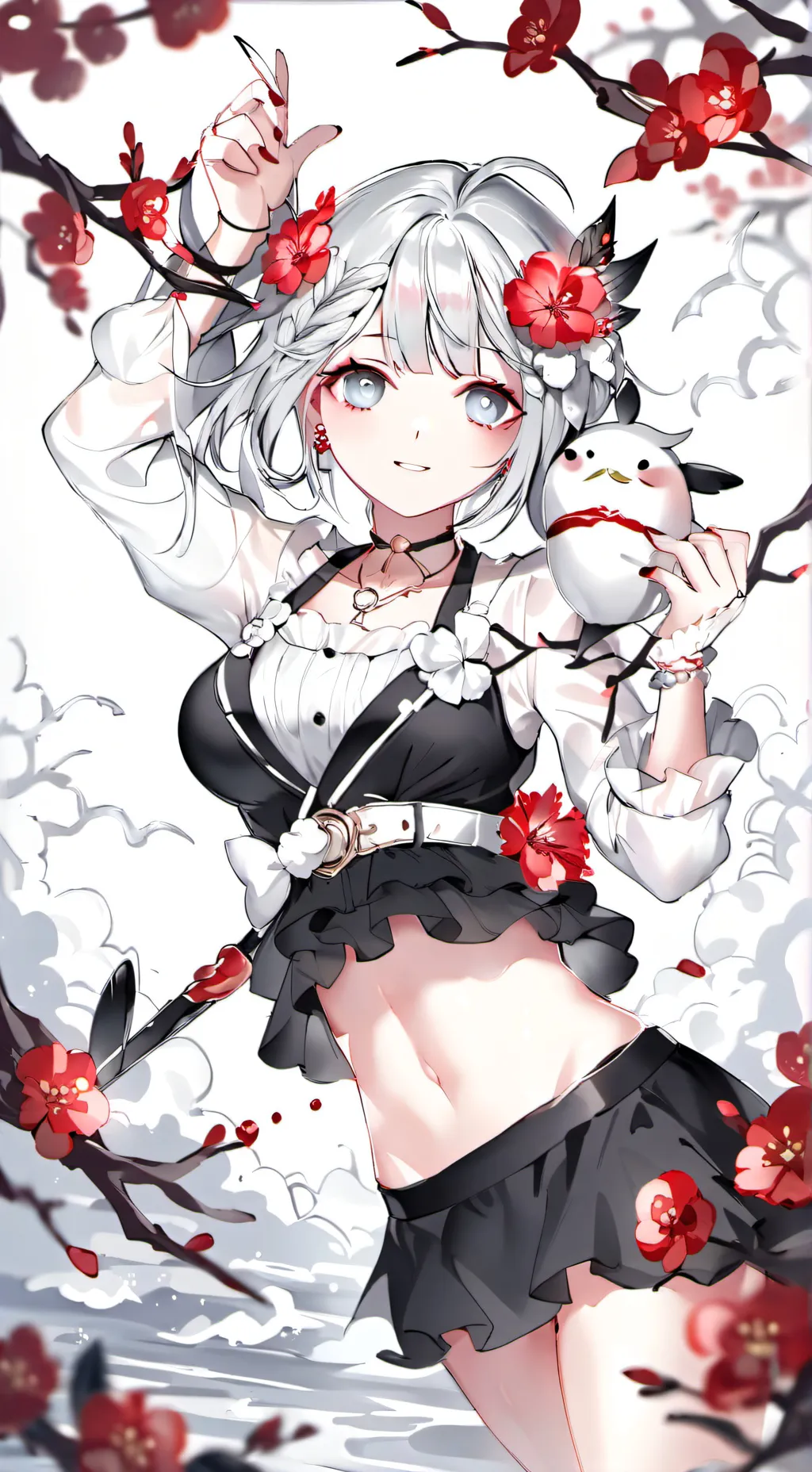 ai character: maid background