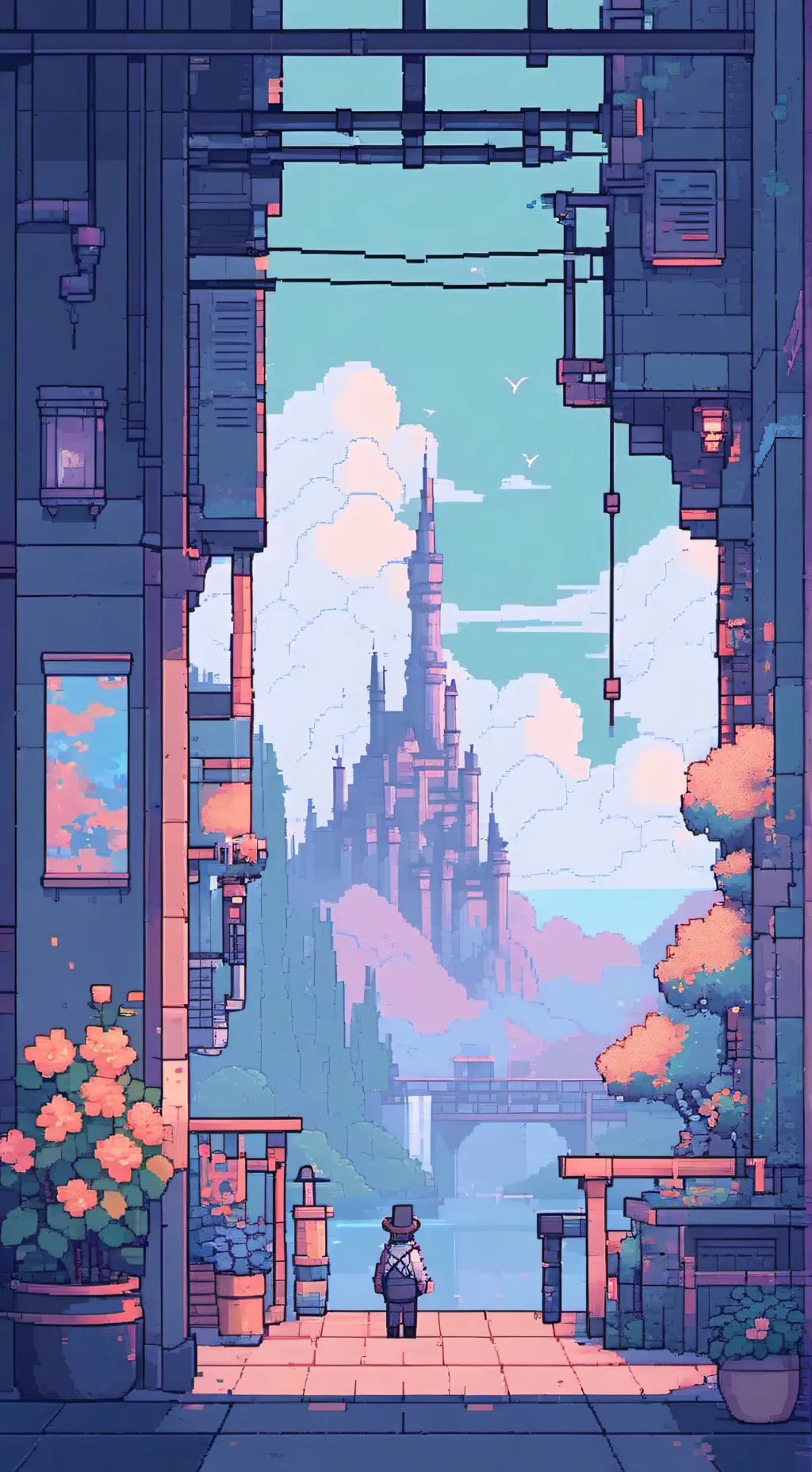 ai character: Super flappy golf background