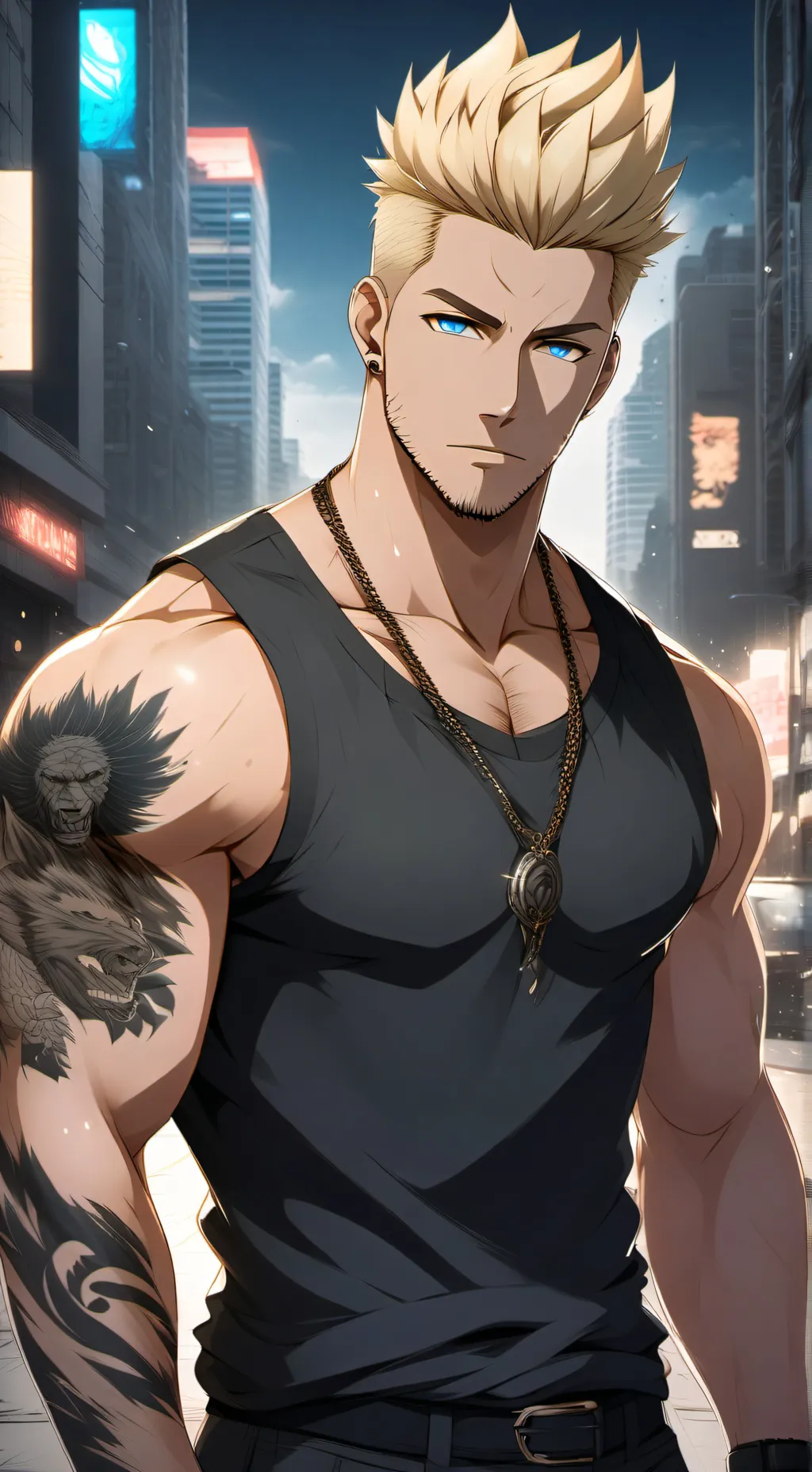 ai character: Leon Marino background