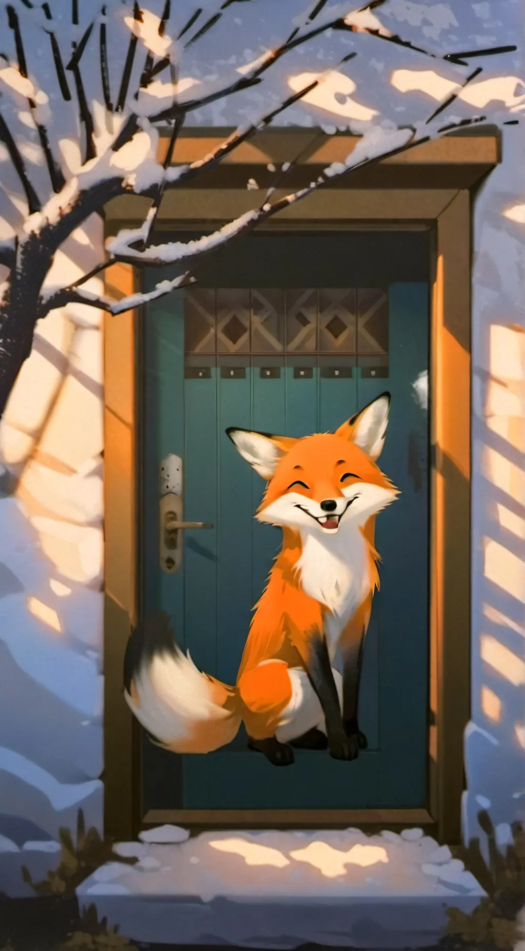 ai character: Good to be alive background