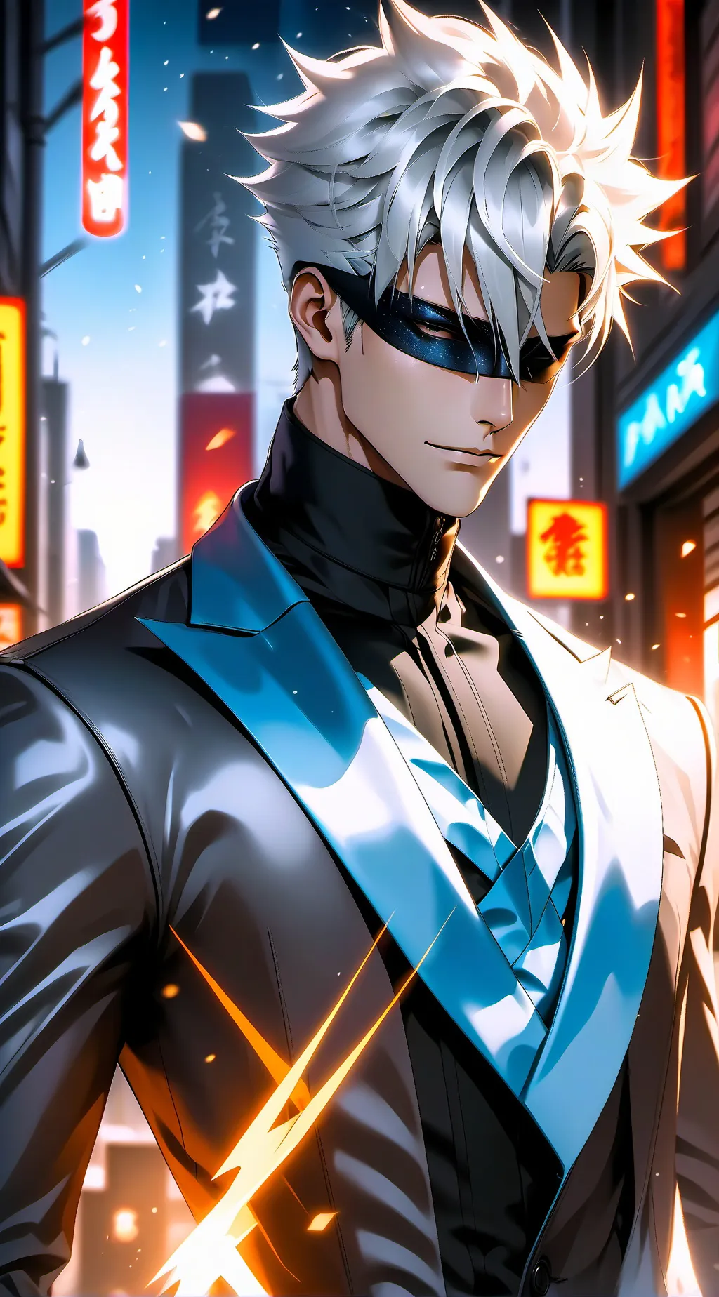 ai character: Gojo Satoru background