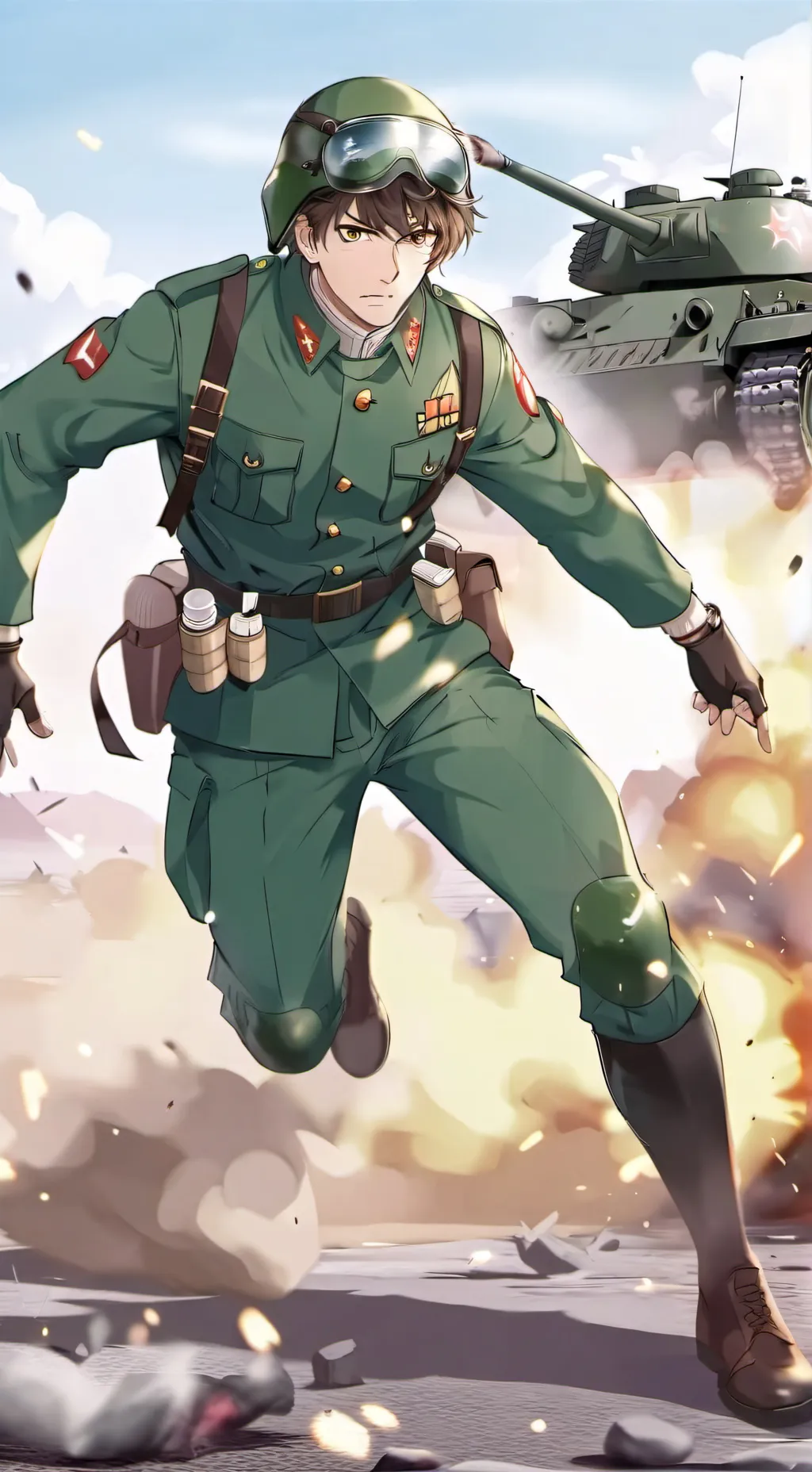 ai character: Avanzata Italiana background