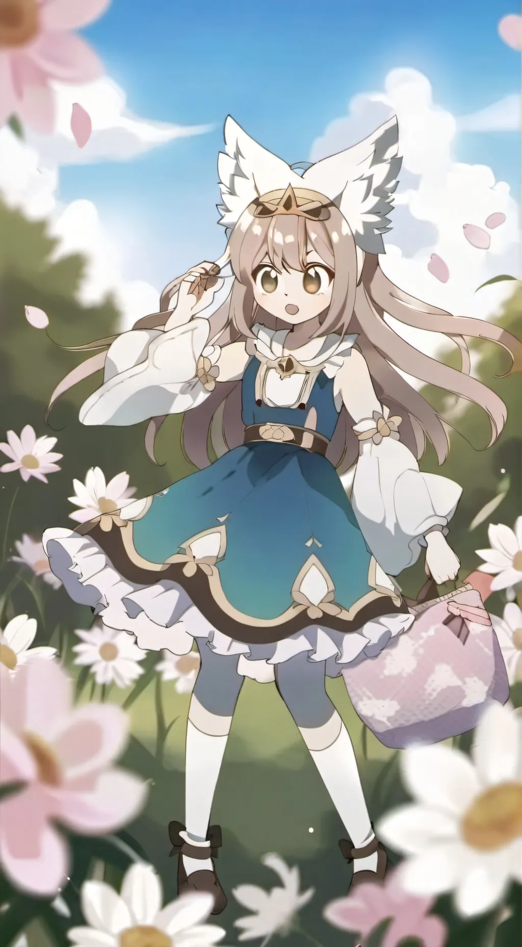 ai character: petite sœur bakugo background