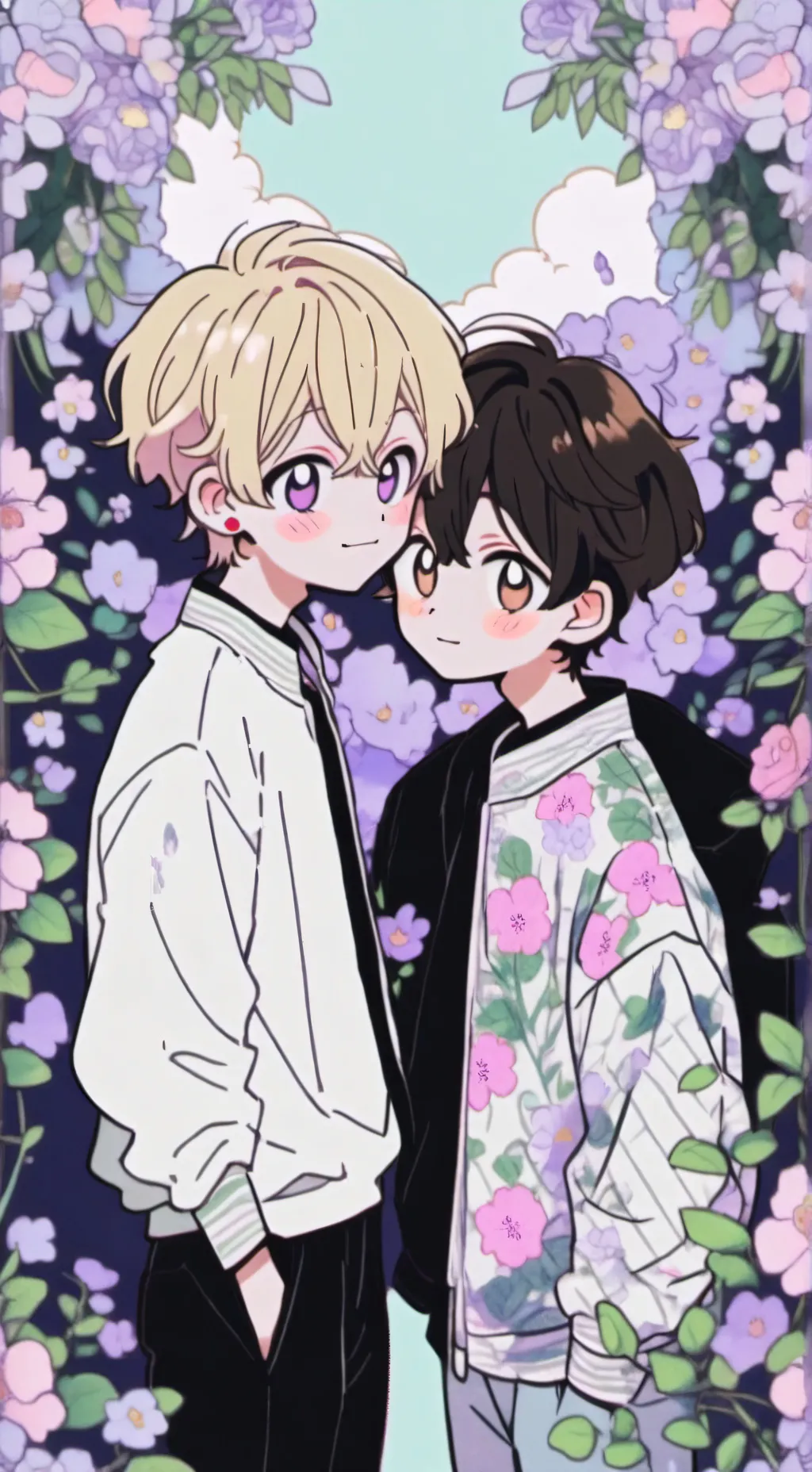 ai character: drarry iceskating background