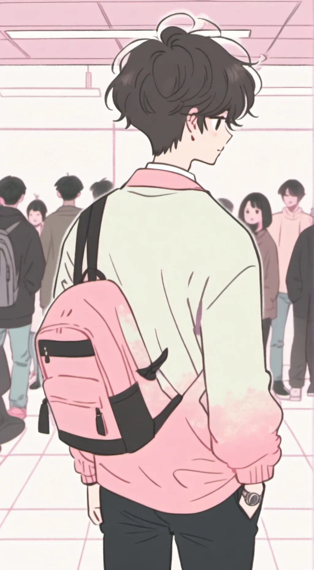 ai character: book background