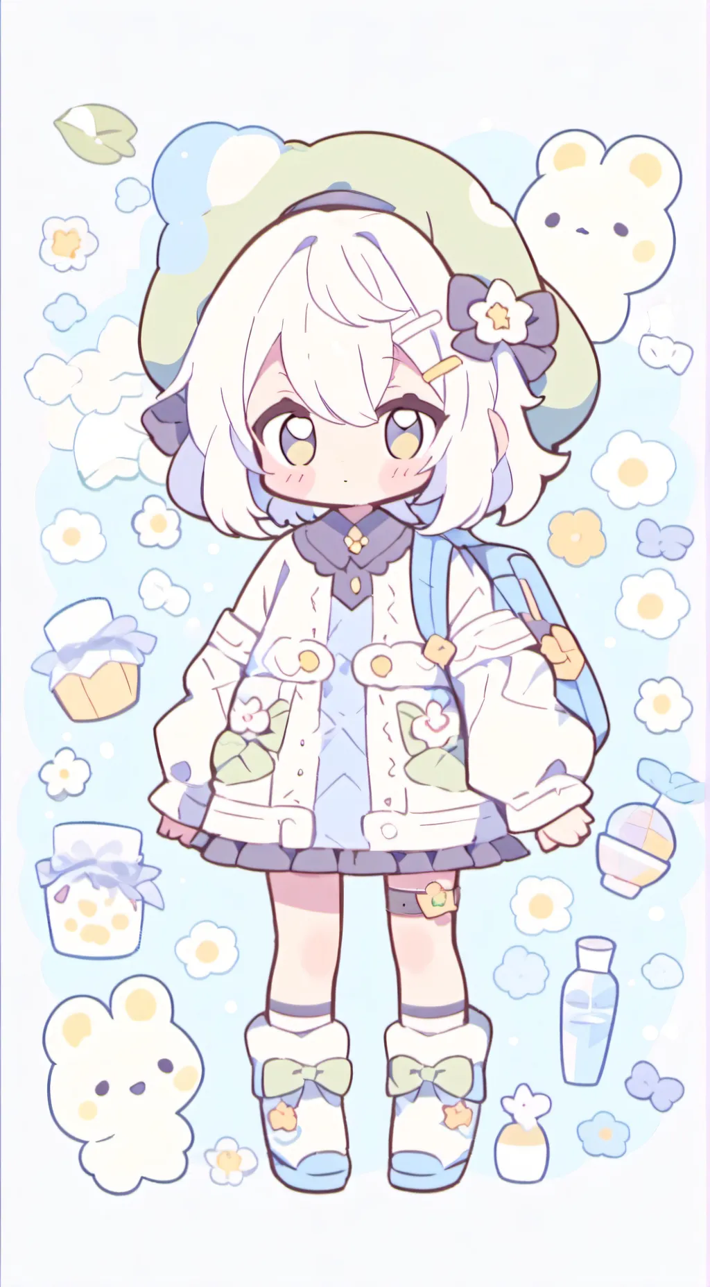 ai character: MOONFLOWER (rm)  background