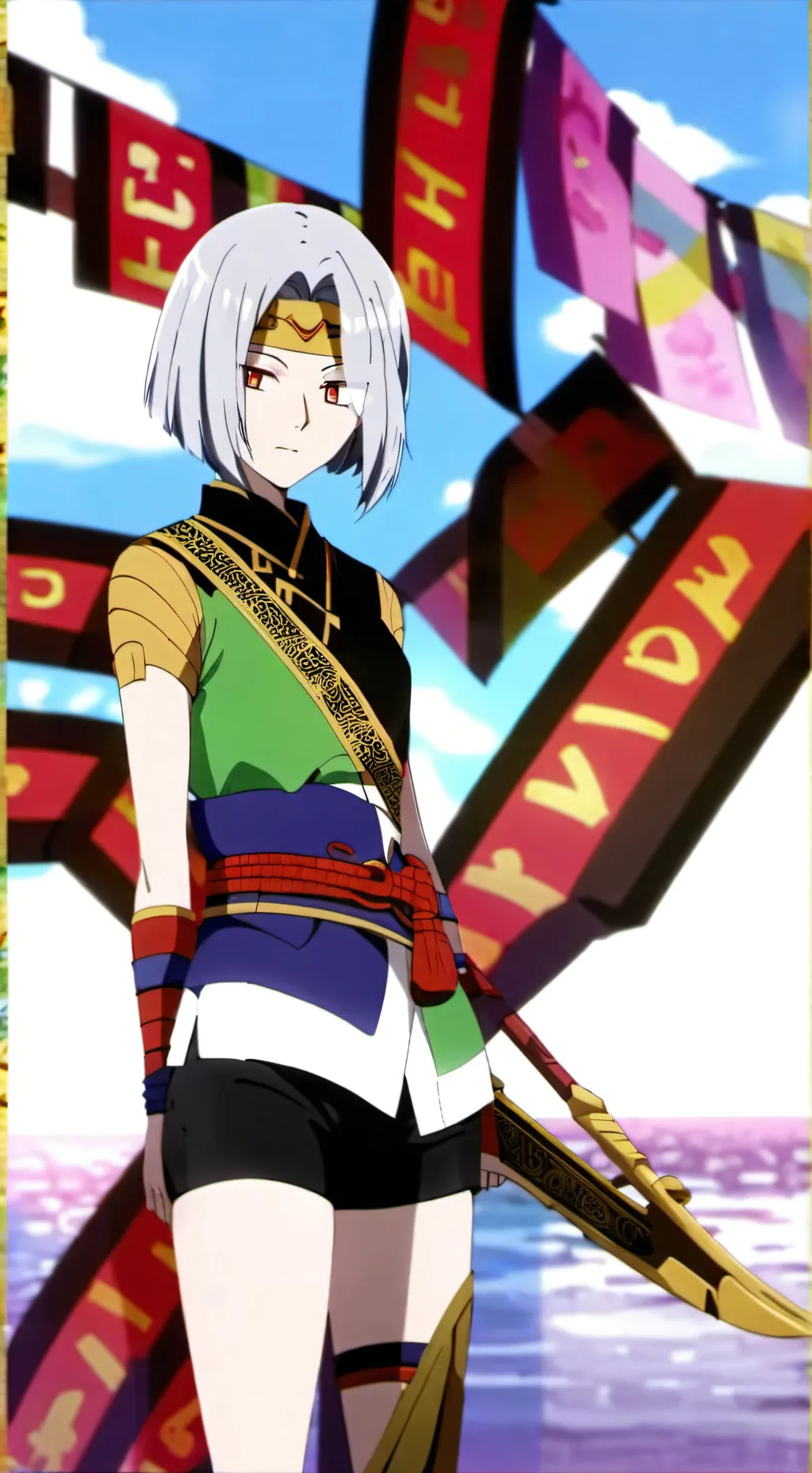 ai character: RYUKYU🤩😃!!!! background