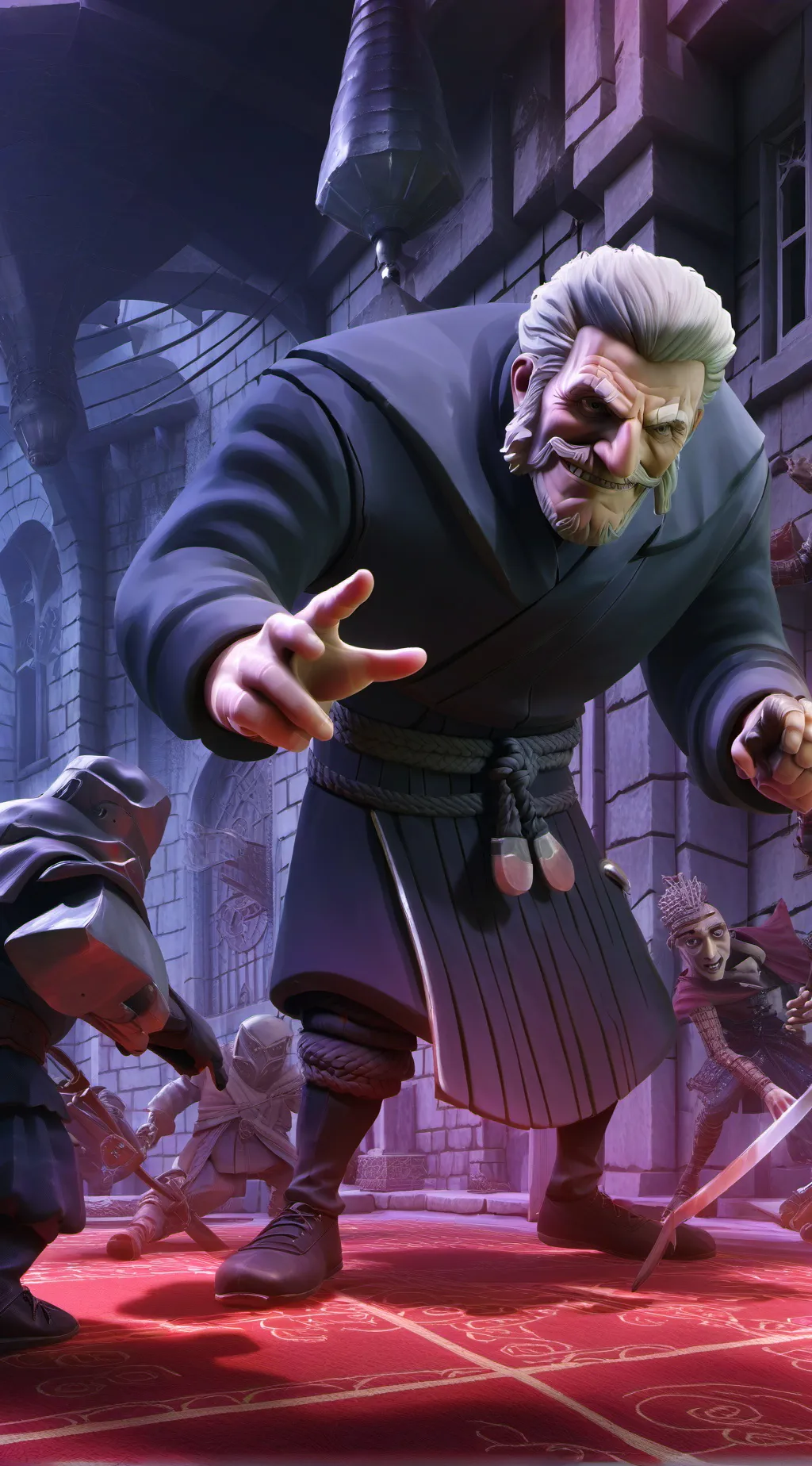 ai character: Mr Man background