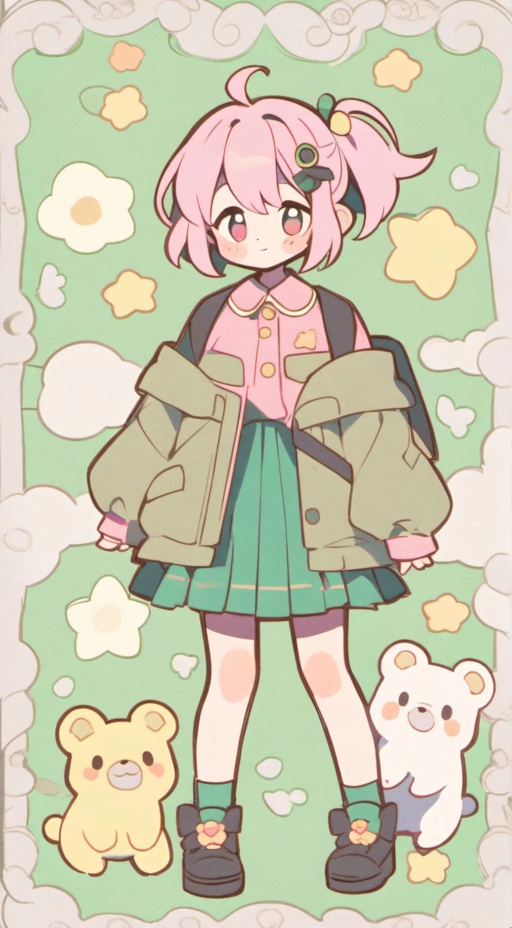 ai character: stacy background