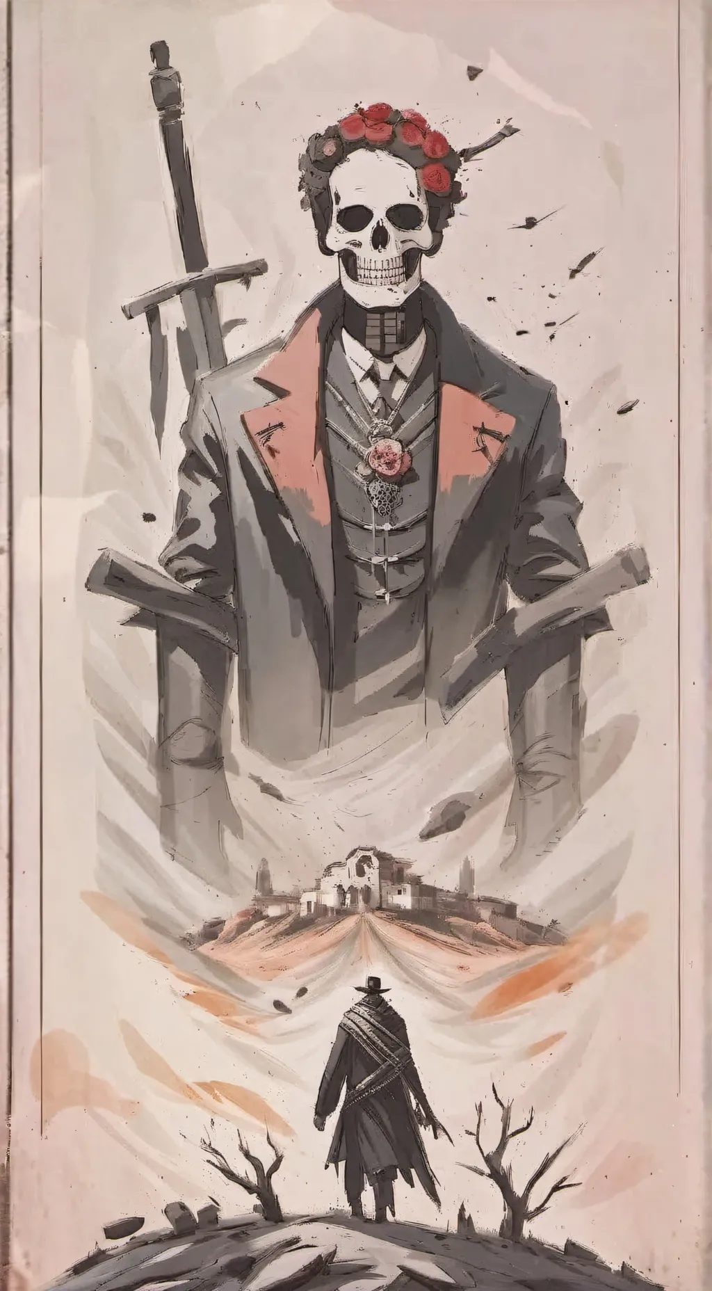 ai character: la parca background