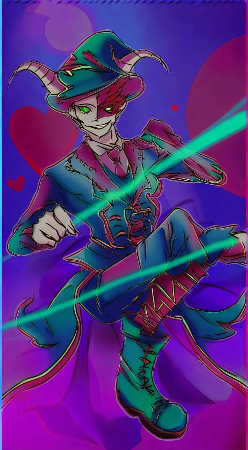 ai character: fizz + asmodeus  background