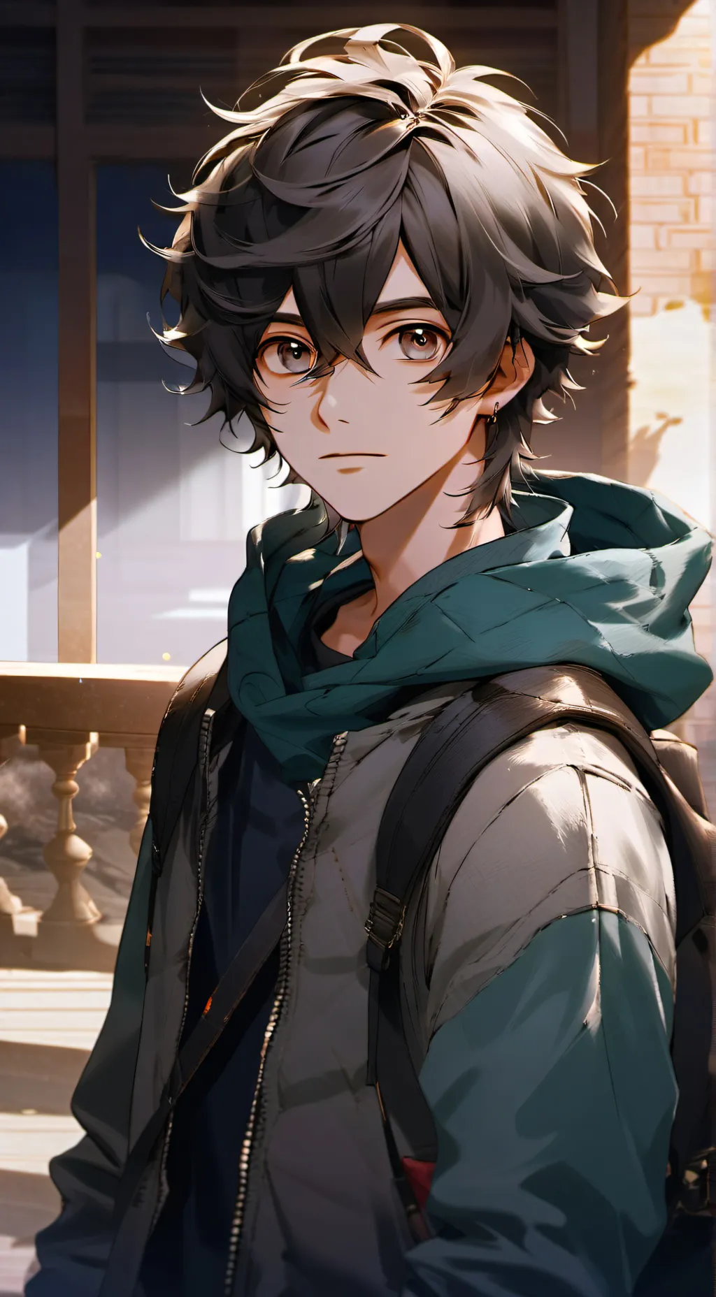 ai character: Coner  background