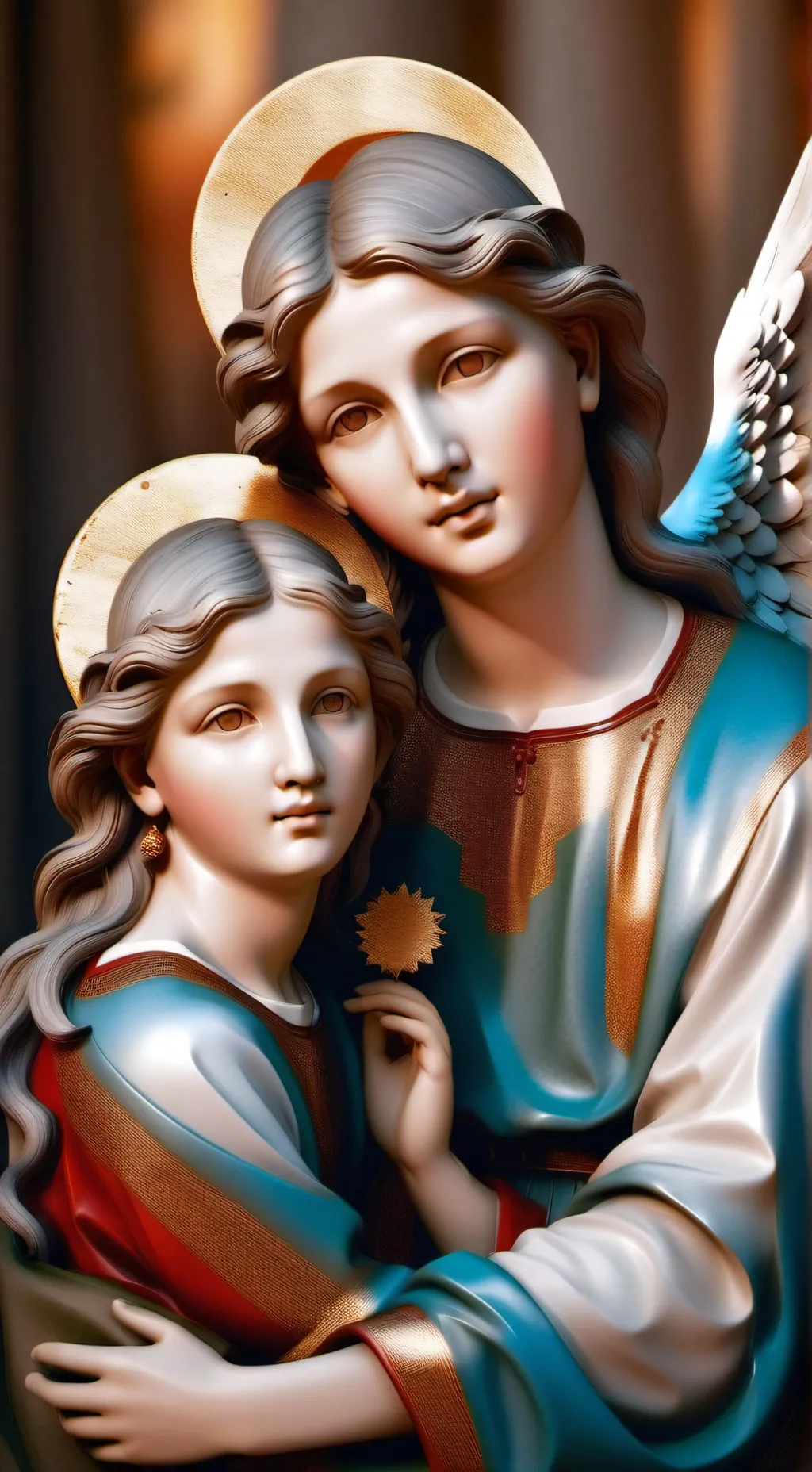 ai character: The angel background