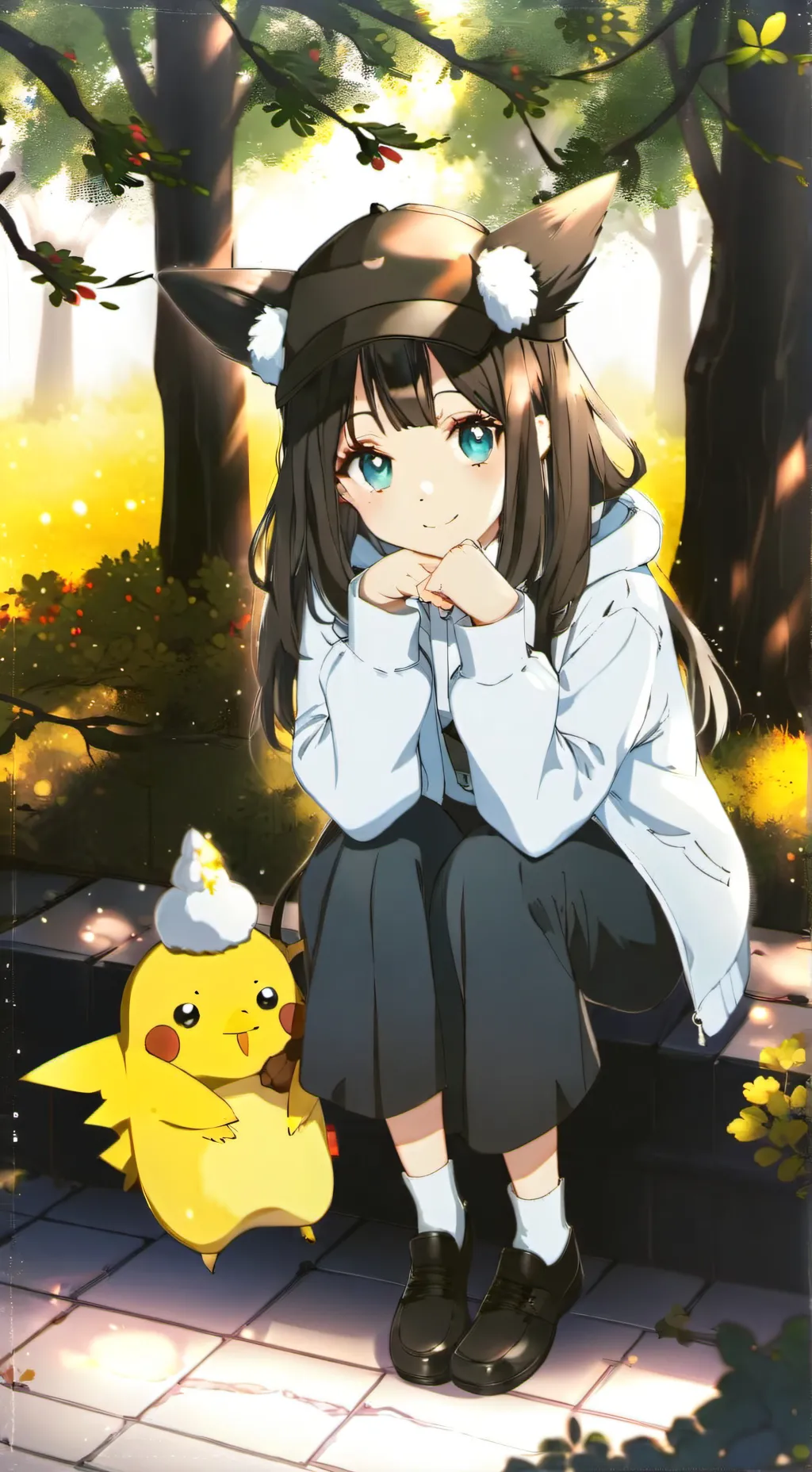 ai character: Serena  background