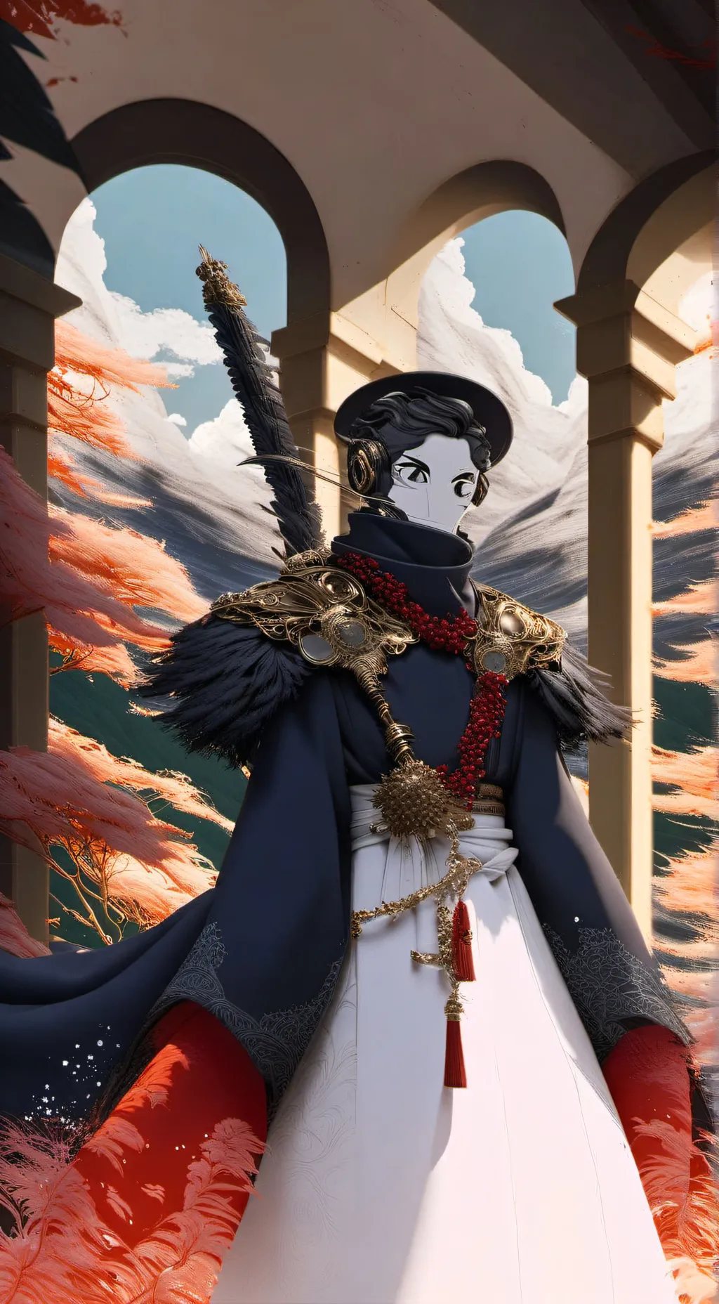 ai character: titan tv x titan background