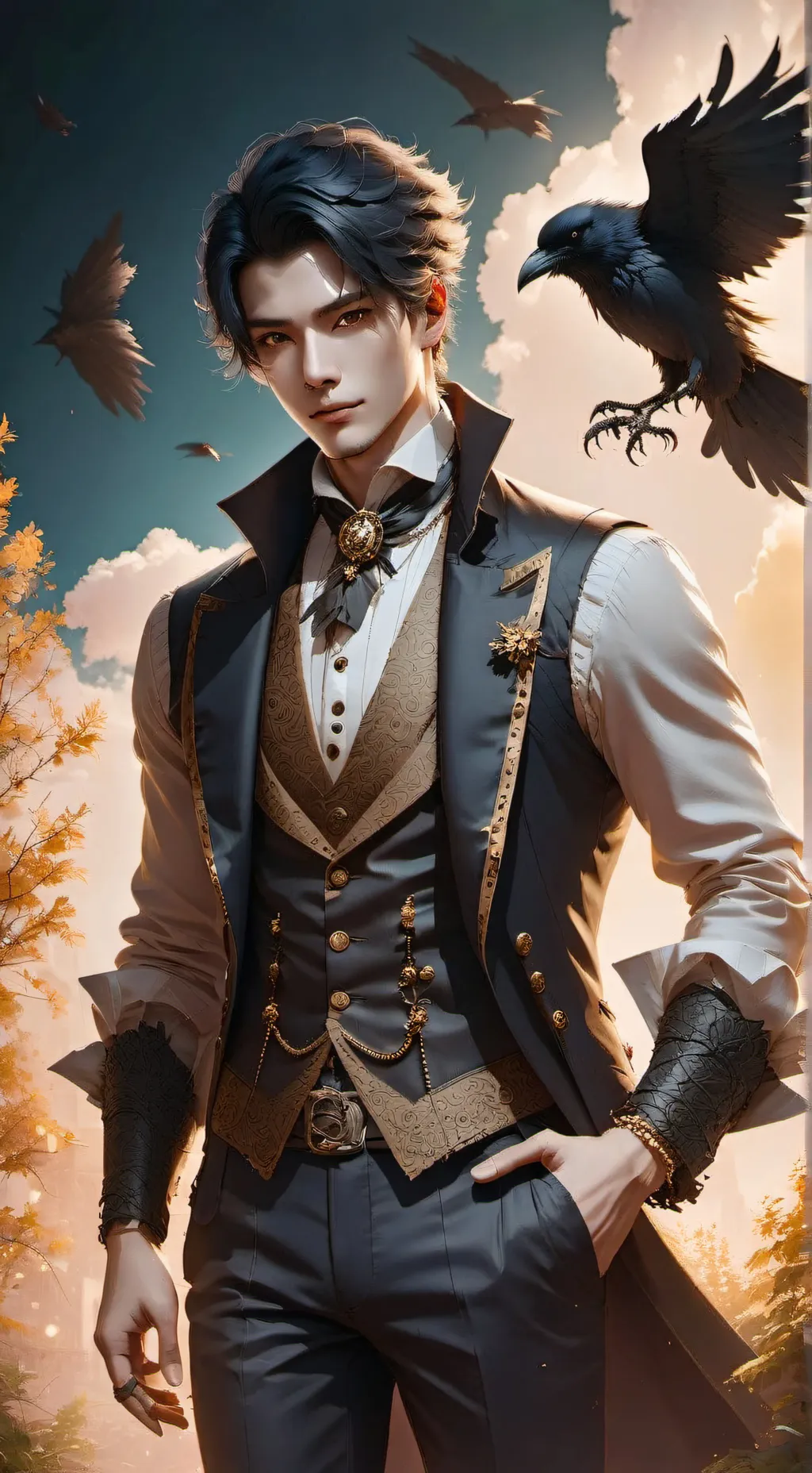 ai character: Maxence background