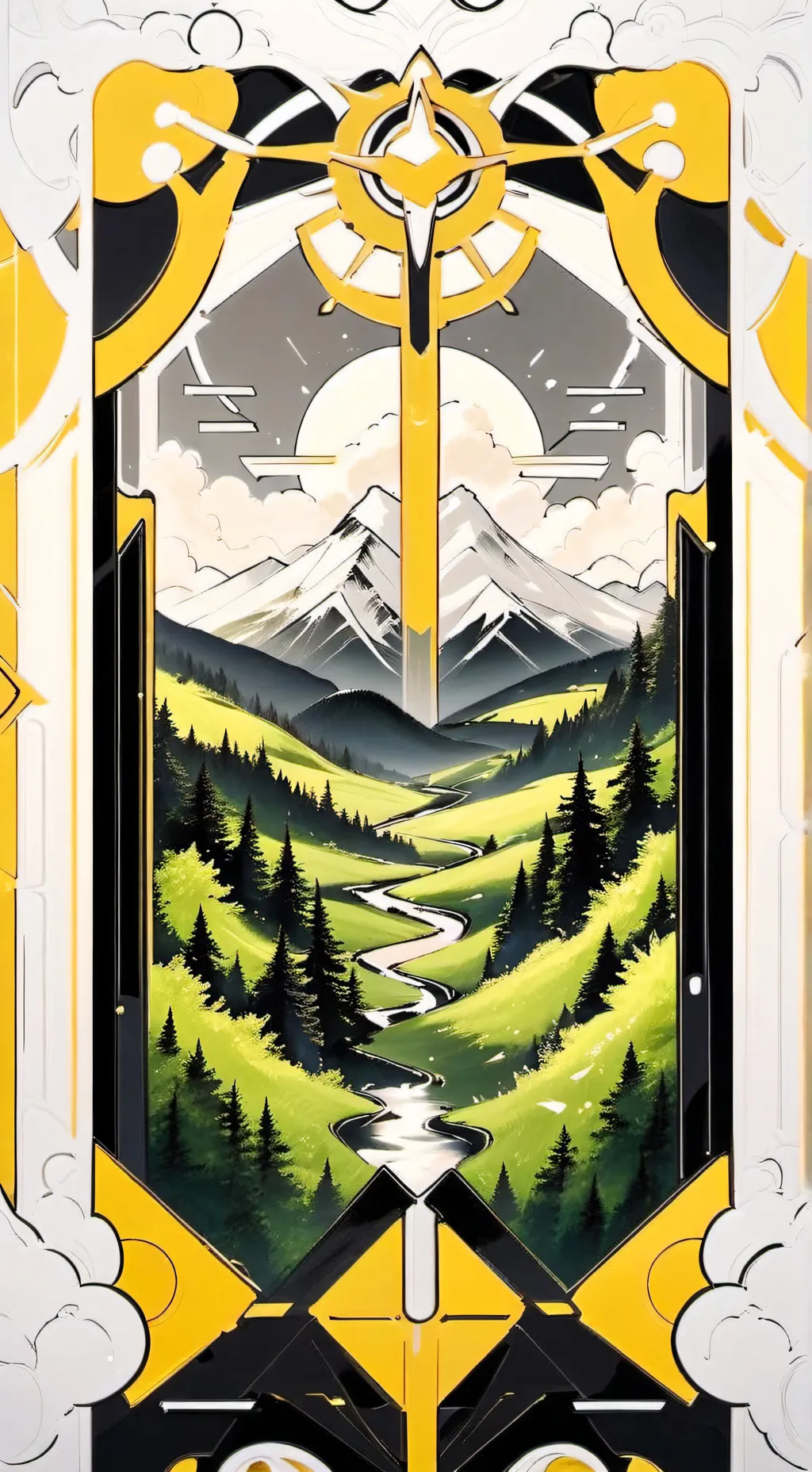 ai character: Banban & sprunki background