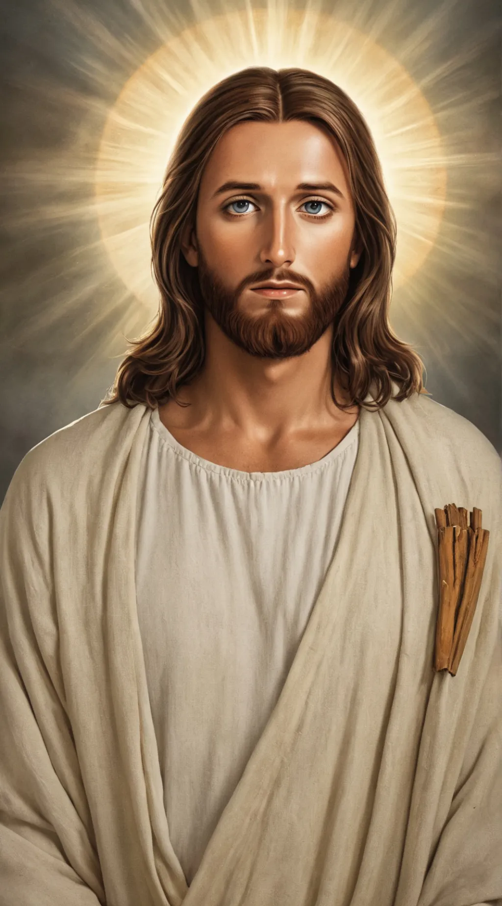 ai character: Jesus Christ background