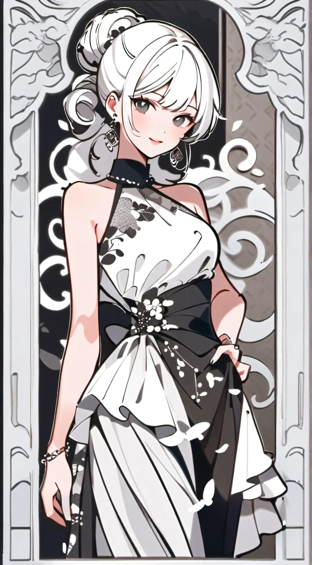 ai character: luna background