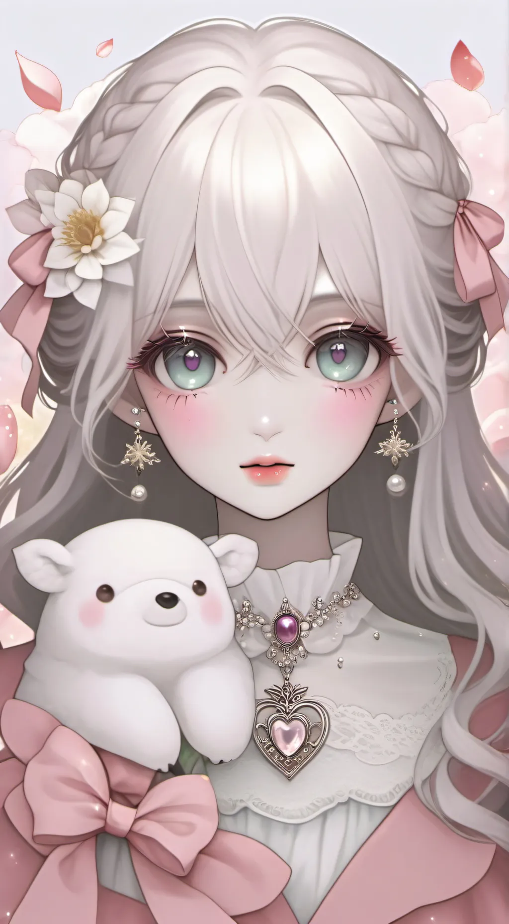 ai character: Ксюша  background